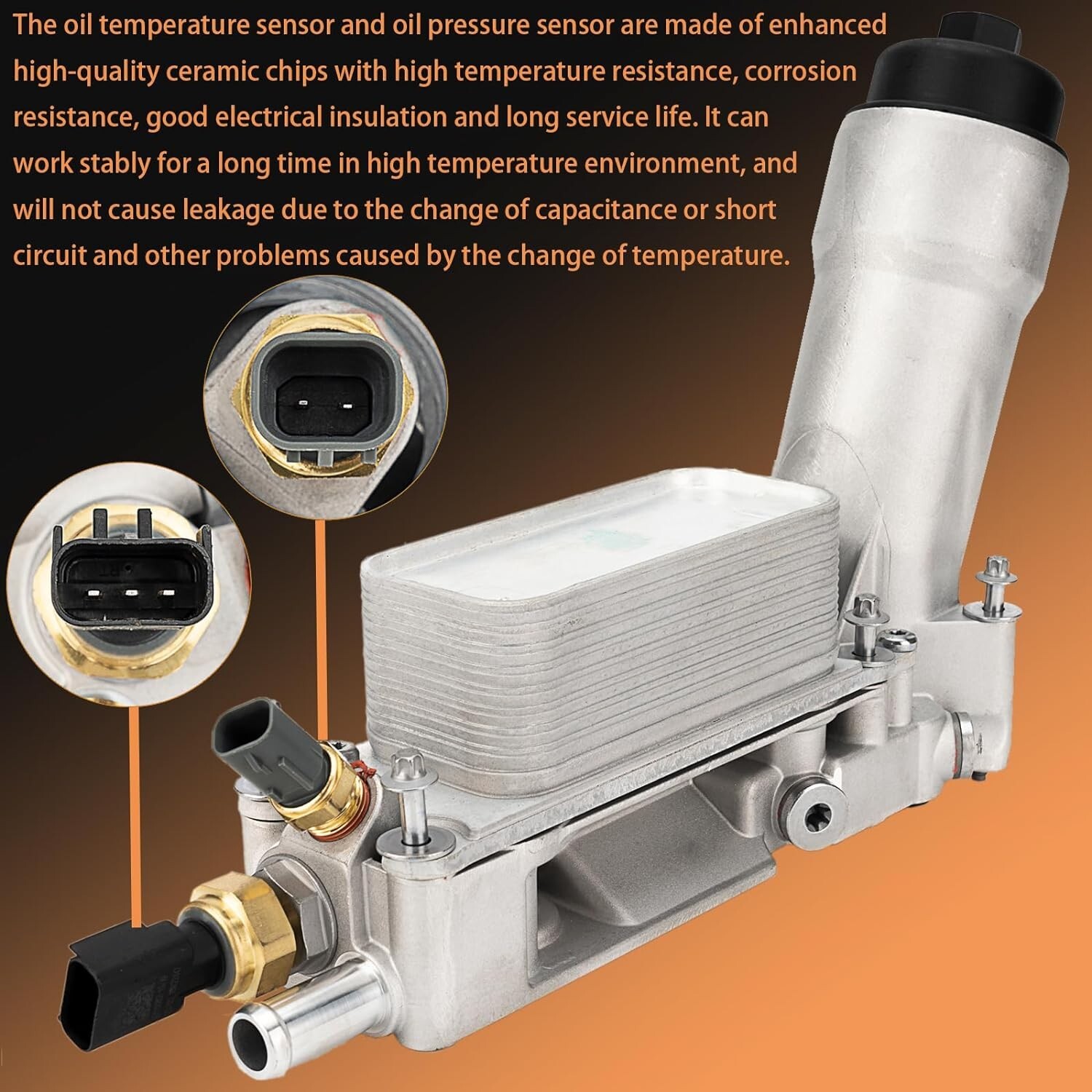 Engine Oil Cooler Filter Housing Assembly Fit Dodge Chrysler Jeep 2011-2016 3.6L