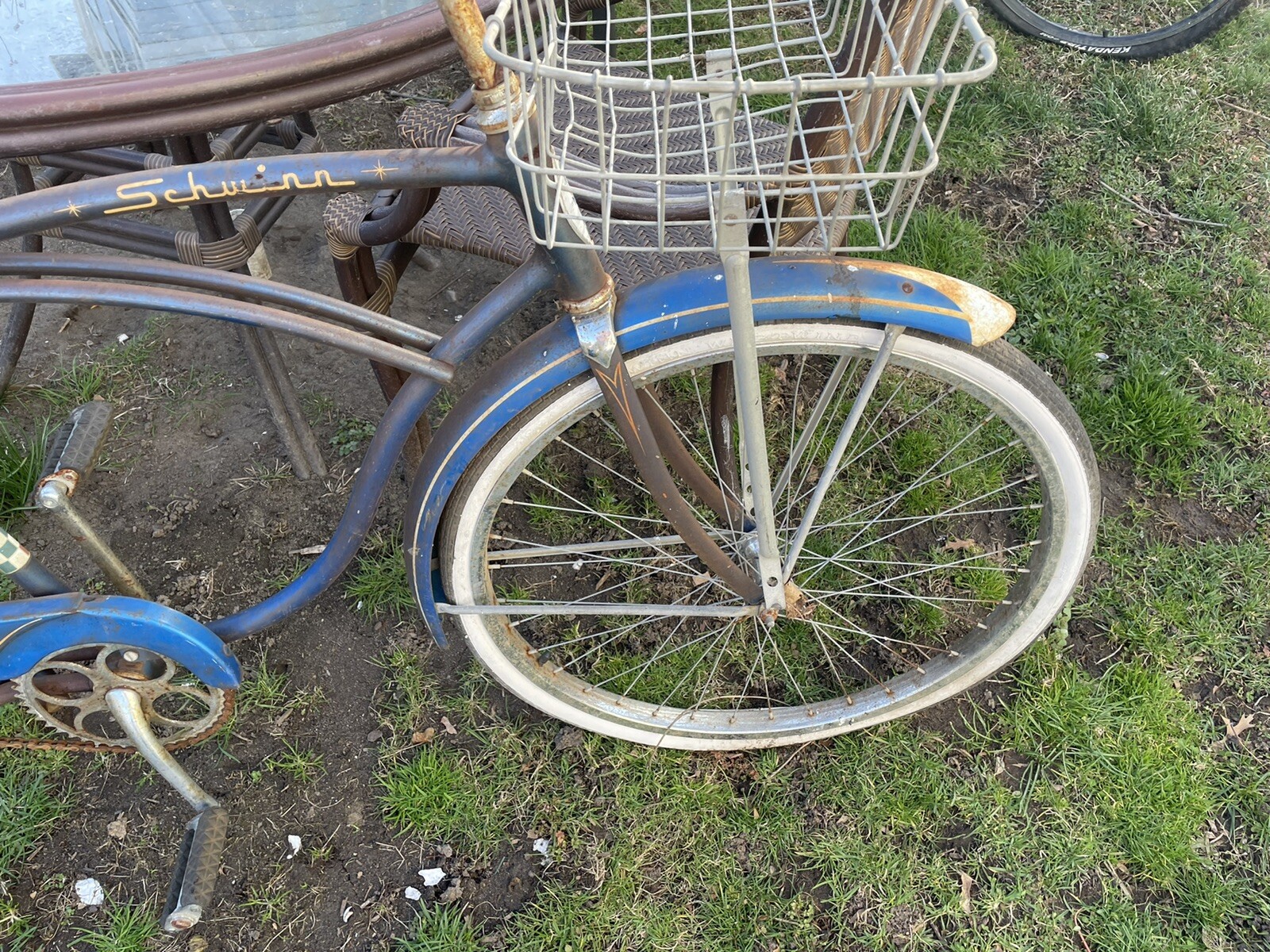 SCHWINN TIGER MENS CRUISER BICYCLE VINTAGE Blue Rare Local Pick Up