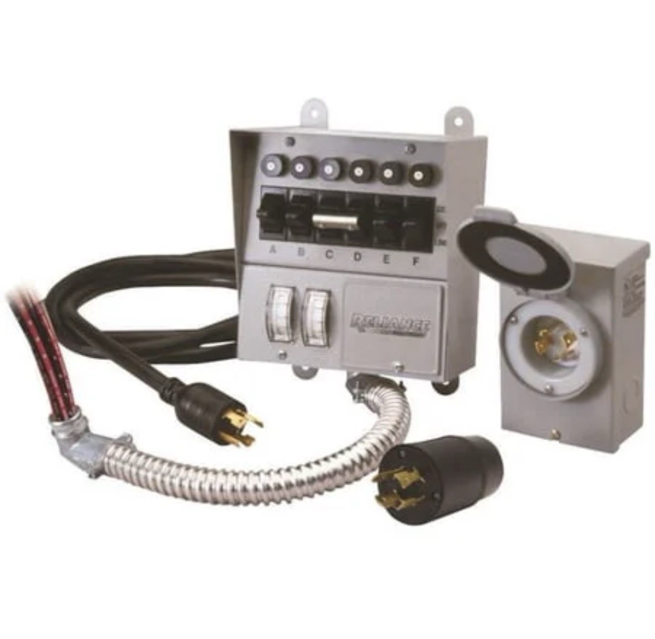 Reliance Controls 3006HDK Manual Transfer Switch Kit 30A 6-Circuit 8000 Watts