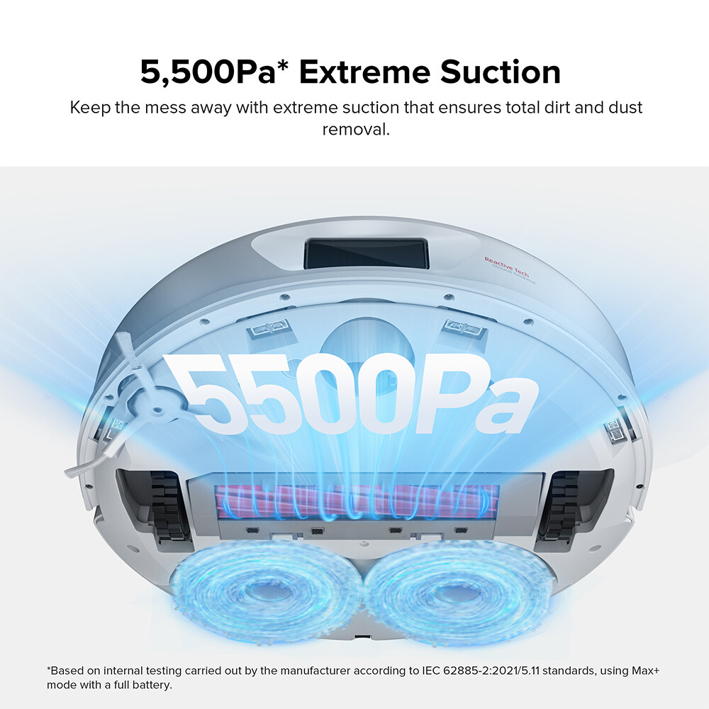 Roborock Q Revo Robot Vacuum, Self-Drying, Mop Lifting - Certified Refurbished