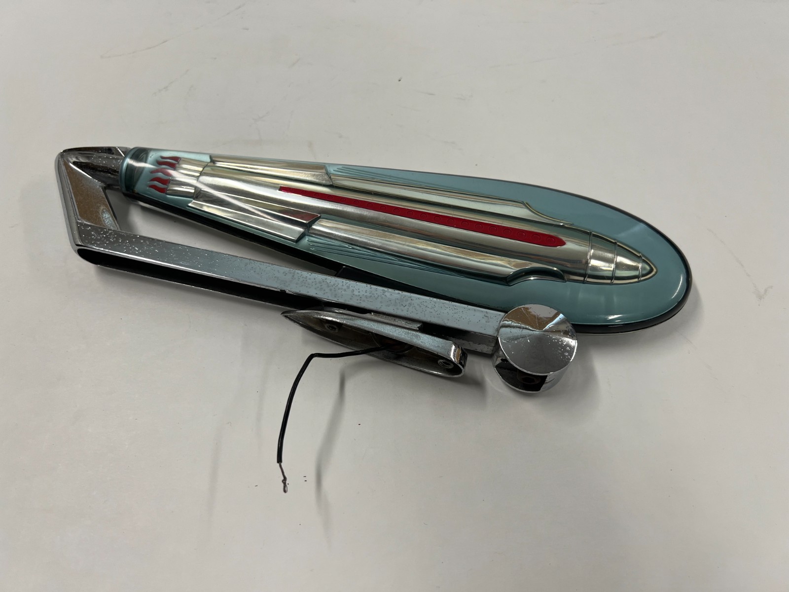 Aftermarket 1950’s Illuminated Rocket Ship Hood Ornament