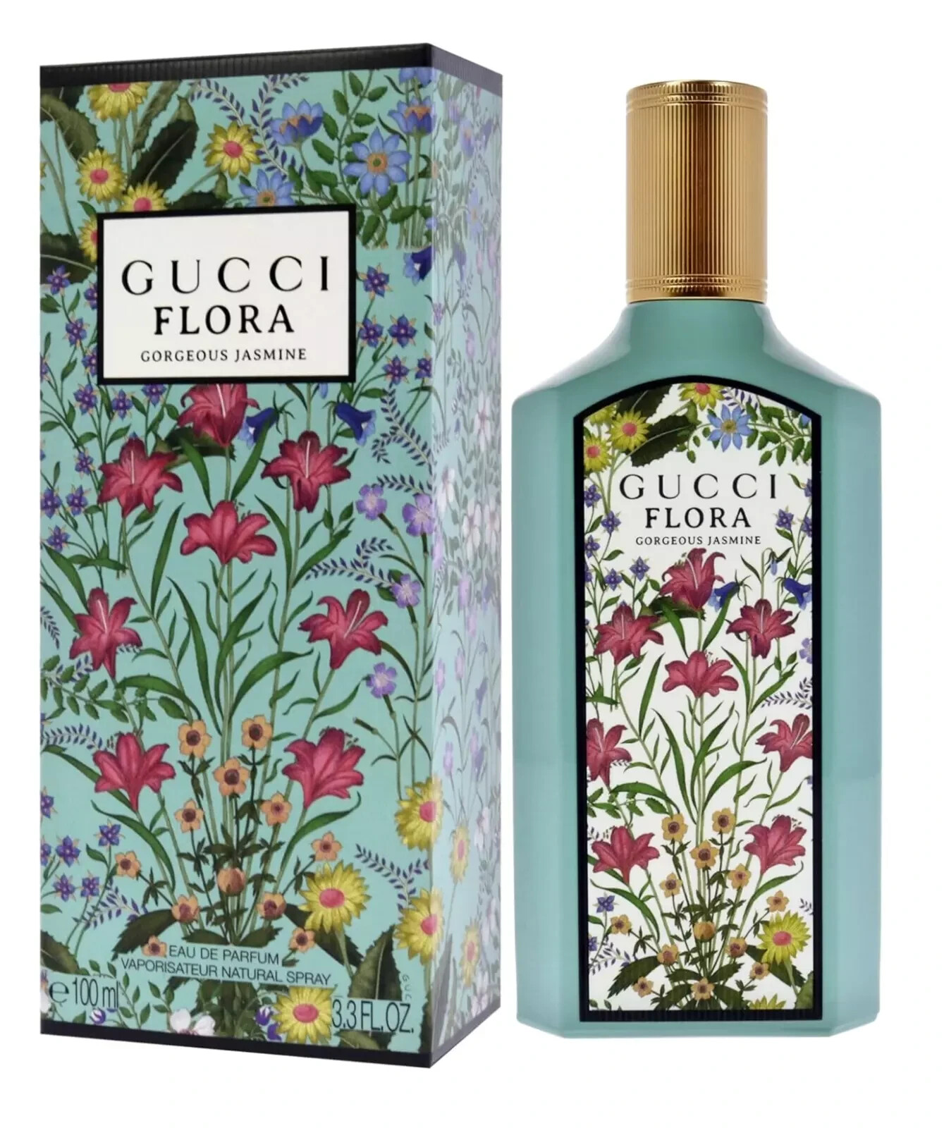 Flora Gorgeous Jasmine By Gucci 3.3 oz EDP Perfume for Women Spray New In Box