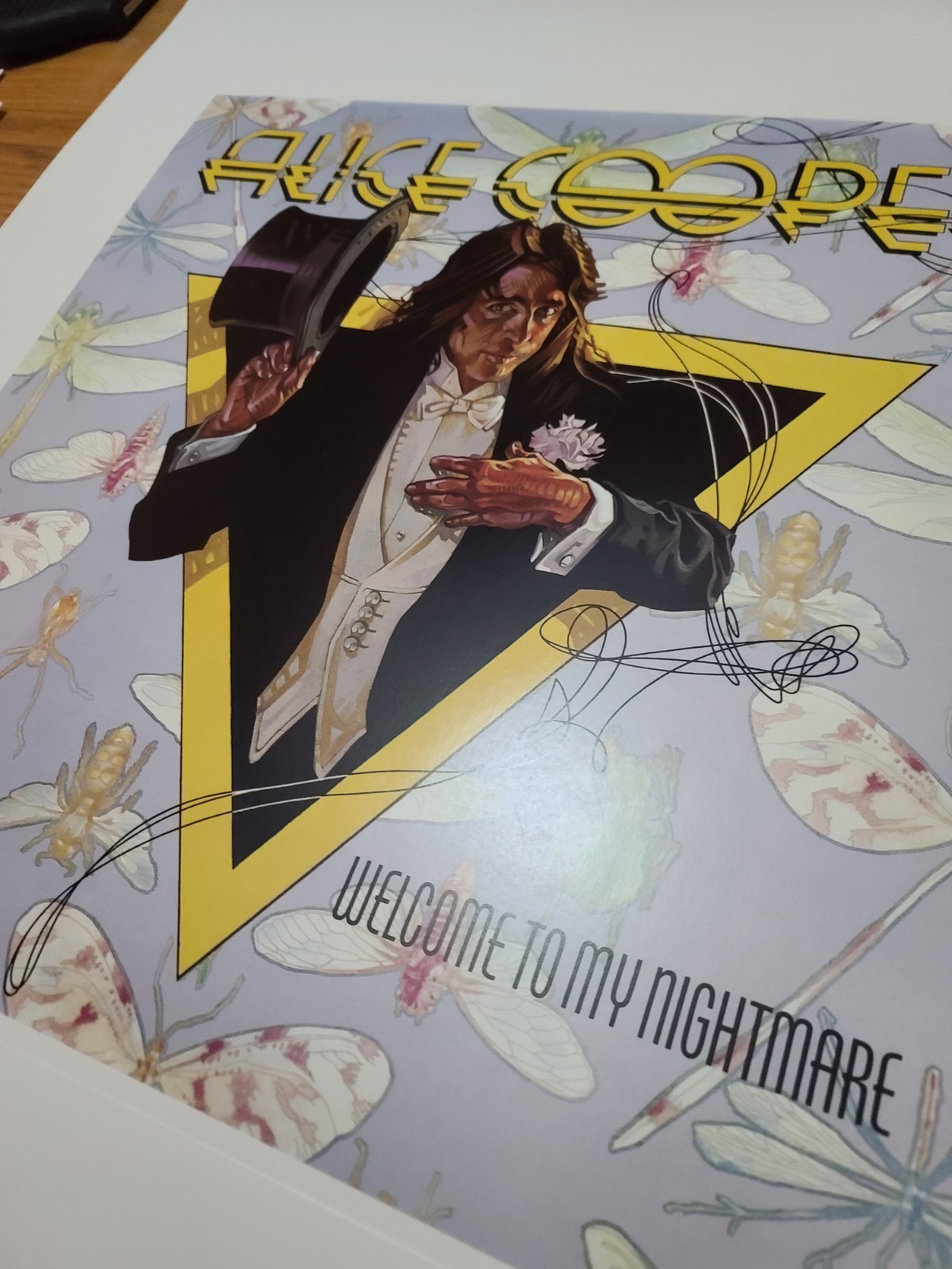 Alice Cooper Hand Signed Art Print Welcome to My Nightmare Lithograph xxx/690