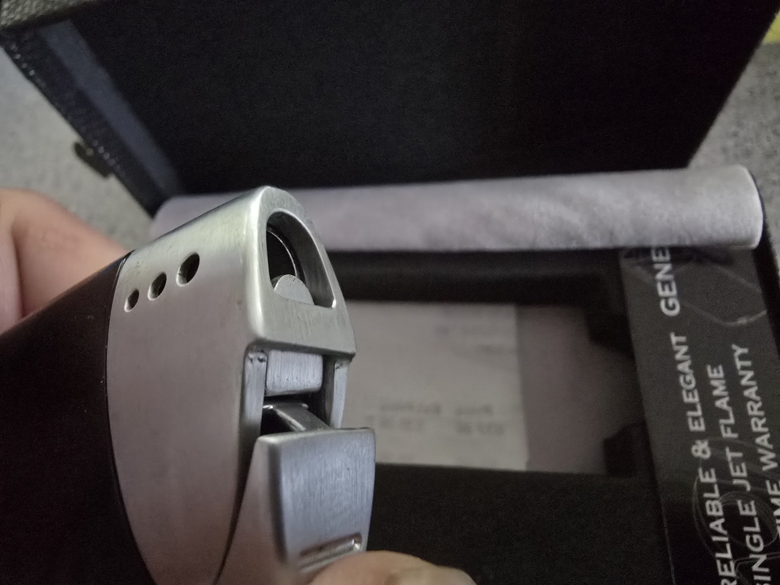 Xikar Blk Butane 1 Jet Flame Lighter Wind Resistant Pocket Lighter Refillable