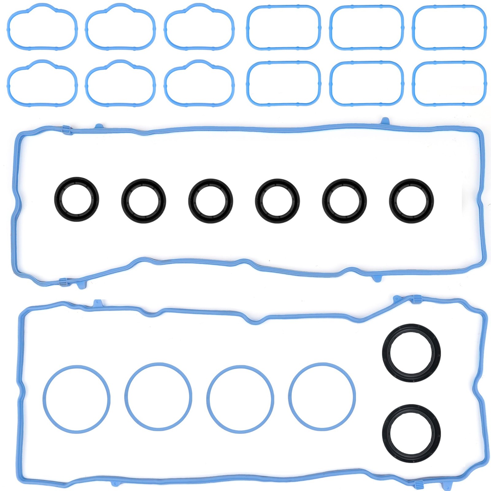 Valve Cover Gasket Set with Intake Manifold Gasket replacement for Engine