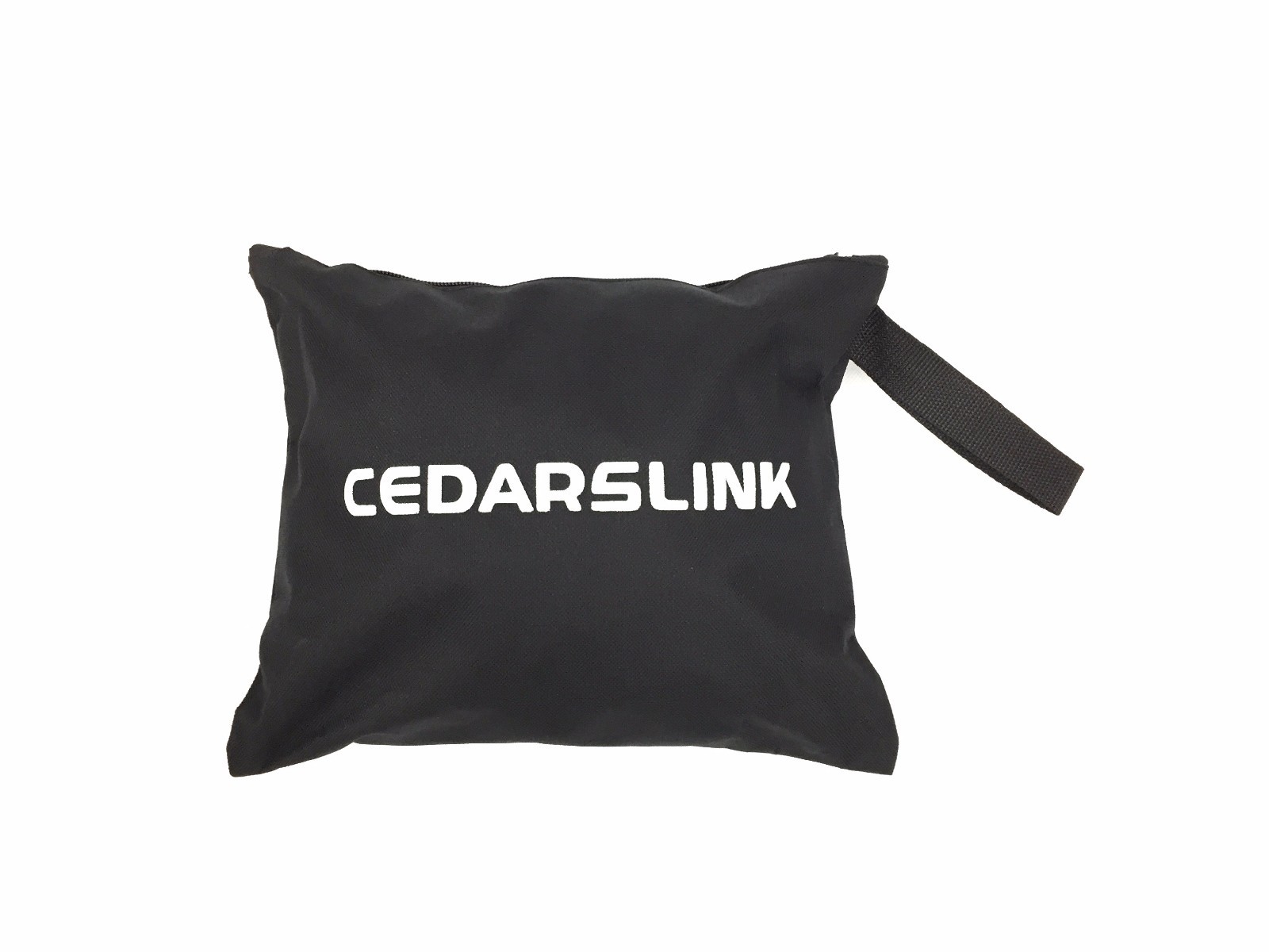CedarsLink DJ Event Facade White/Black Scrim Metal Frame Booth +Travel Bag Case