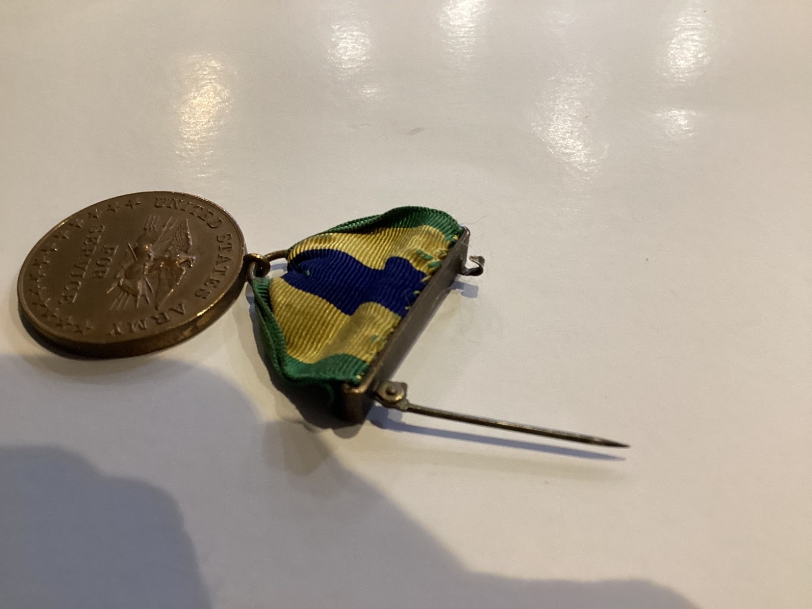 US ARMY MEXICAN SERVICE CAMPAIGN MEDAL NUMBERED 1911-1917 #1396