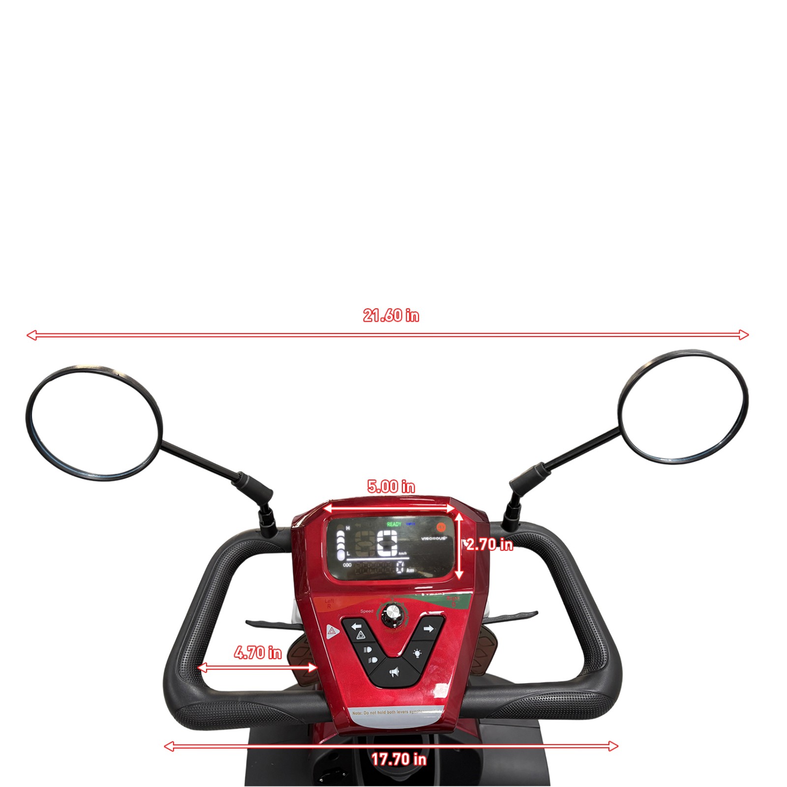 Heavy Duty 4 Wheel Mobility Scooters 8V 20Ah for Seniors & Adults 500lbs Load 4