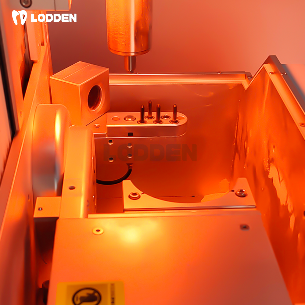 5-Axis Cutting Dental CAD/CAM Milling Machine Dentistry Closed Loop Stepper Moto