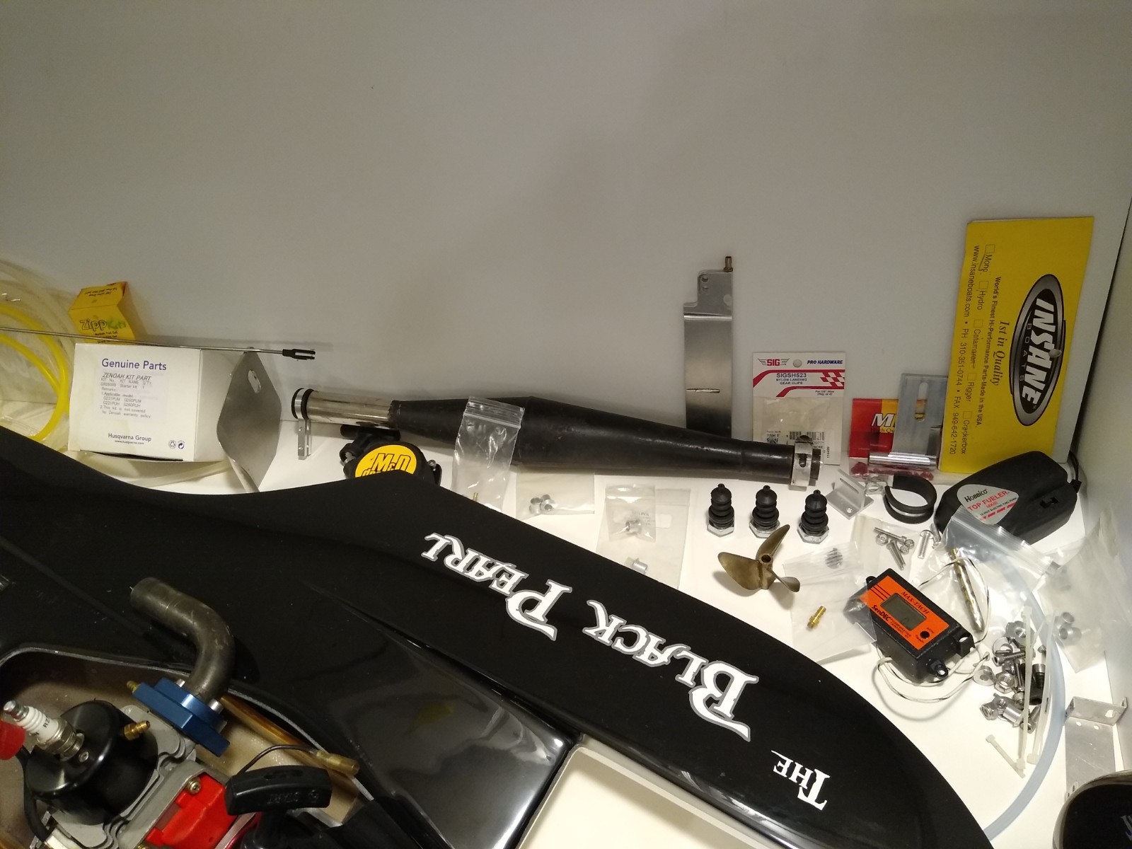 Blazer Whiplash GV Fiberglass Gas RC Race Boat Zenoah IMPBA NAMBA G1 Hydro READ