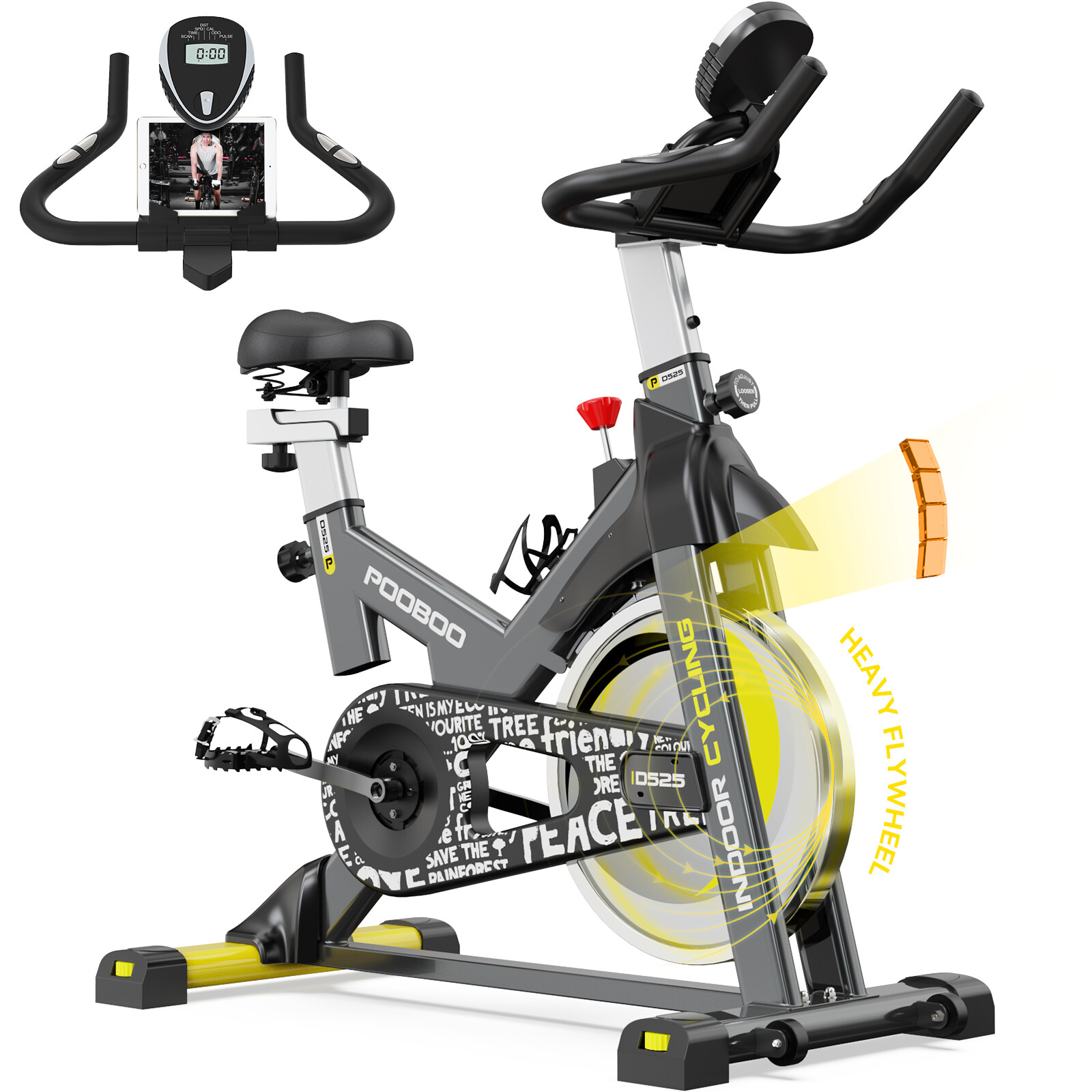 Indoor Exercise Bikes Stationary Bike Workout Bike Fitness Bike Cycling Bike