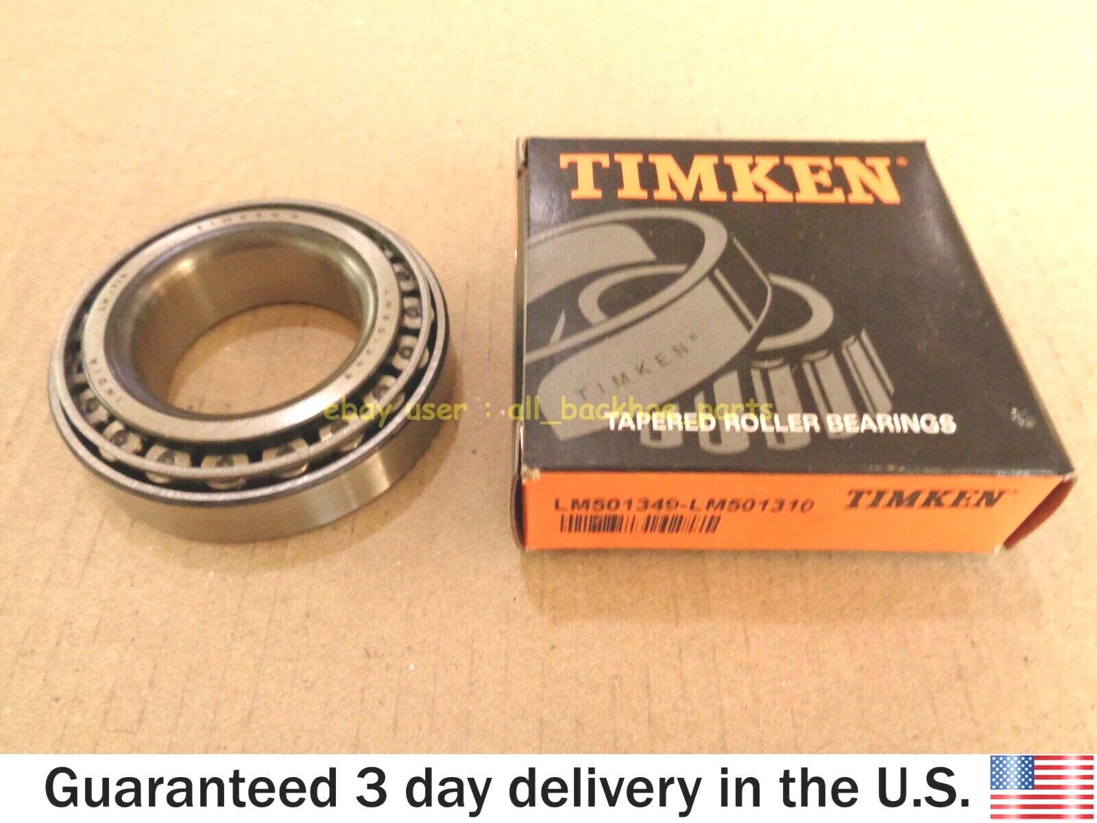 GENUINE TIMKEN TAPERED ROLLER BEARING LM501349 - LM501310 1.625 x 2.891 x 0.77"