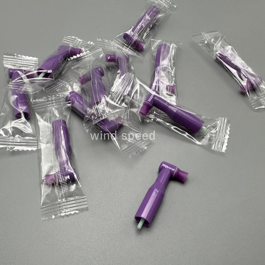 Dental disposable prophy angles Soft cup Latex Free 90° Polishing Cups Purple
