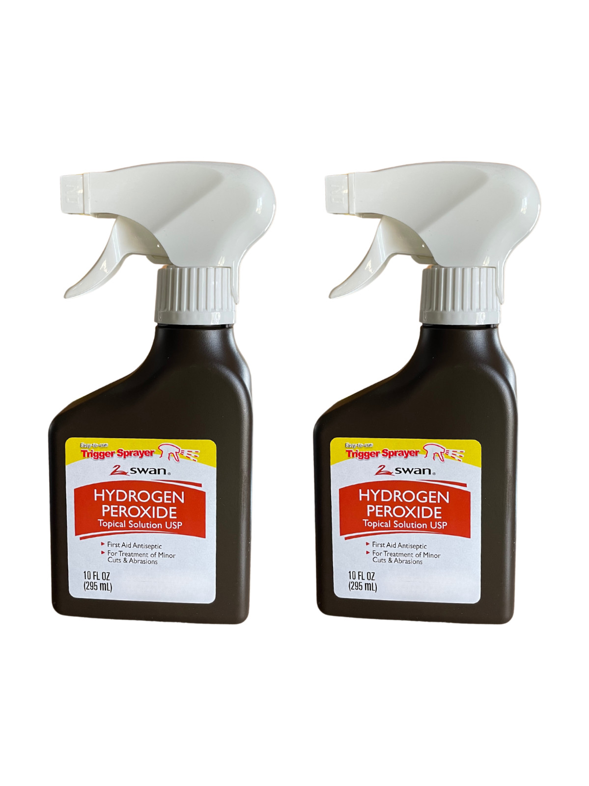 Swan Hydrogen Peroxide Antiseptic Liquid Spray Bottle (2-10 oz. Bottles)