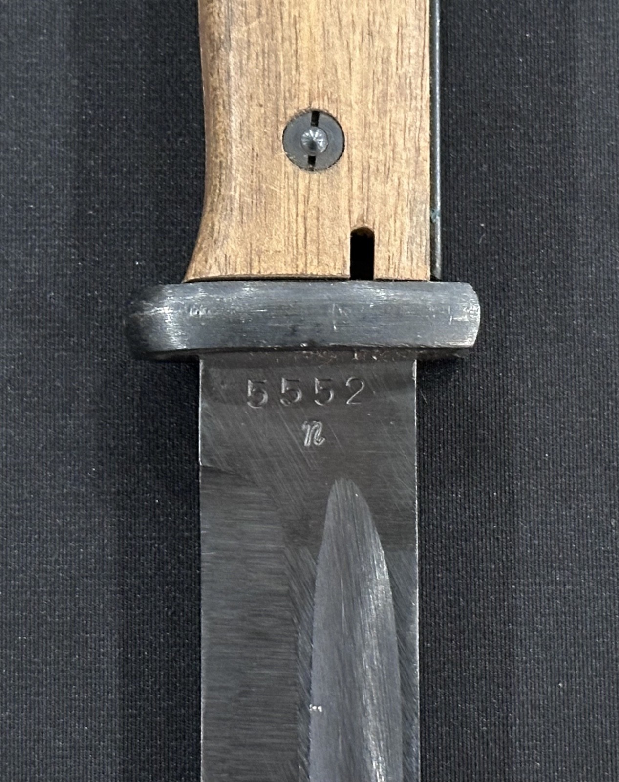 World War II German Mauser K98 Bayonet & Scabbard Solingen, E. & F. Horster MFG