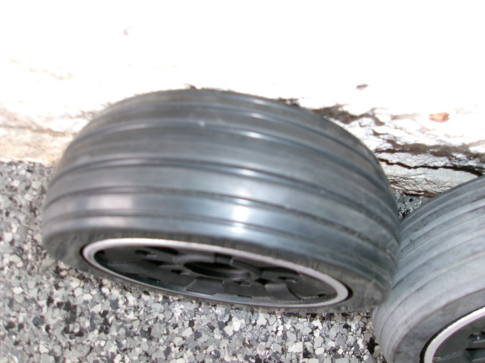 Pair of 6 x 2" Caster Wheels, for Jazzy Air 2 (tires may be discolored) #6173