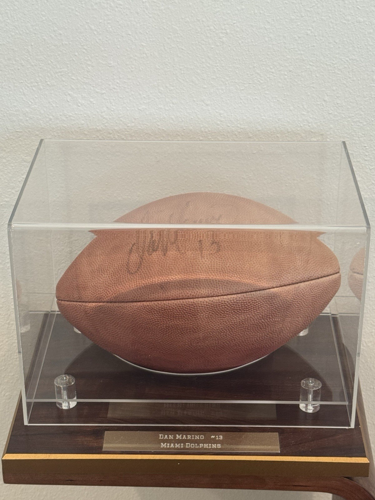 Dan Marino Dolphins HOF Signed Autograph Football Upper Deck COA