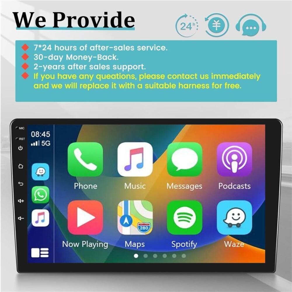 For 2015-2019 Nissan Versa Sedan Apple Carplay Android 15.0 Car Radio Stereo GPS