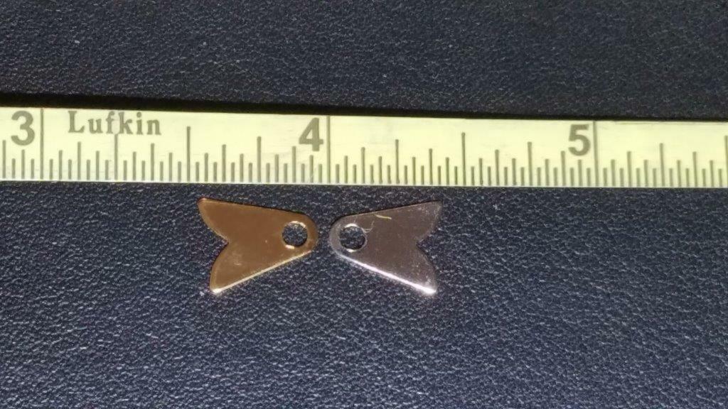 10 PK - GOLD PLATED HOOK TEASERS / SONIC FLIPPER - ACME TACKLE OEM PARTS (OBO)