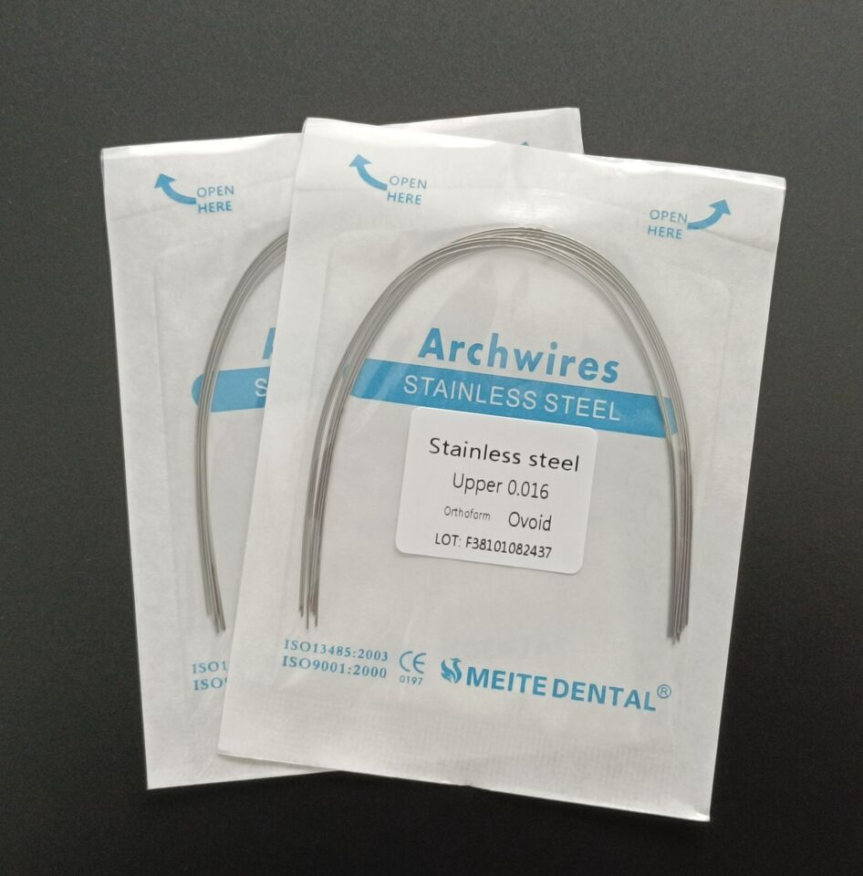 Dental Orthodontic Stainless Steel Wire Round/Rectangular Arch Wires Ovoid