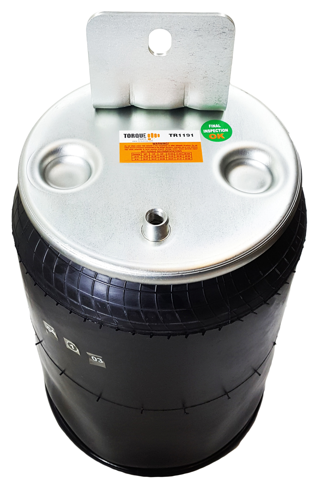 Air Spring Bag for Navistar Replaces 3541731C1 Firestone W01-358-1191 Set of 2