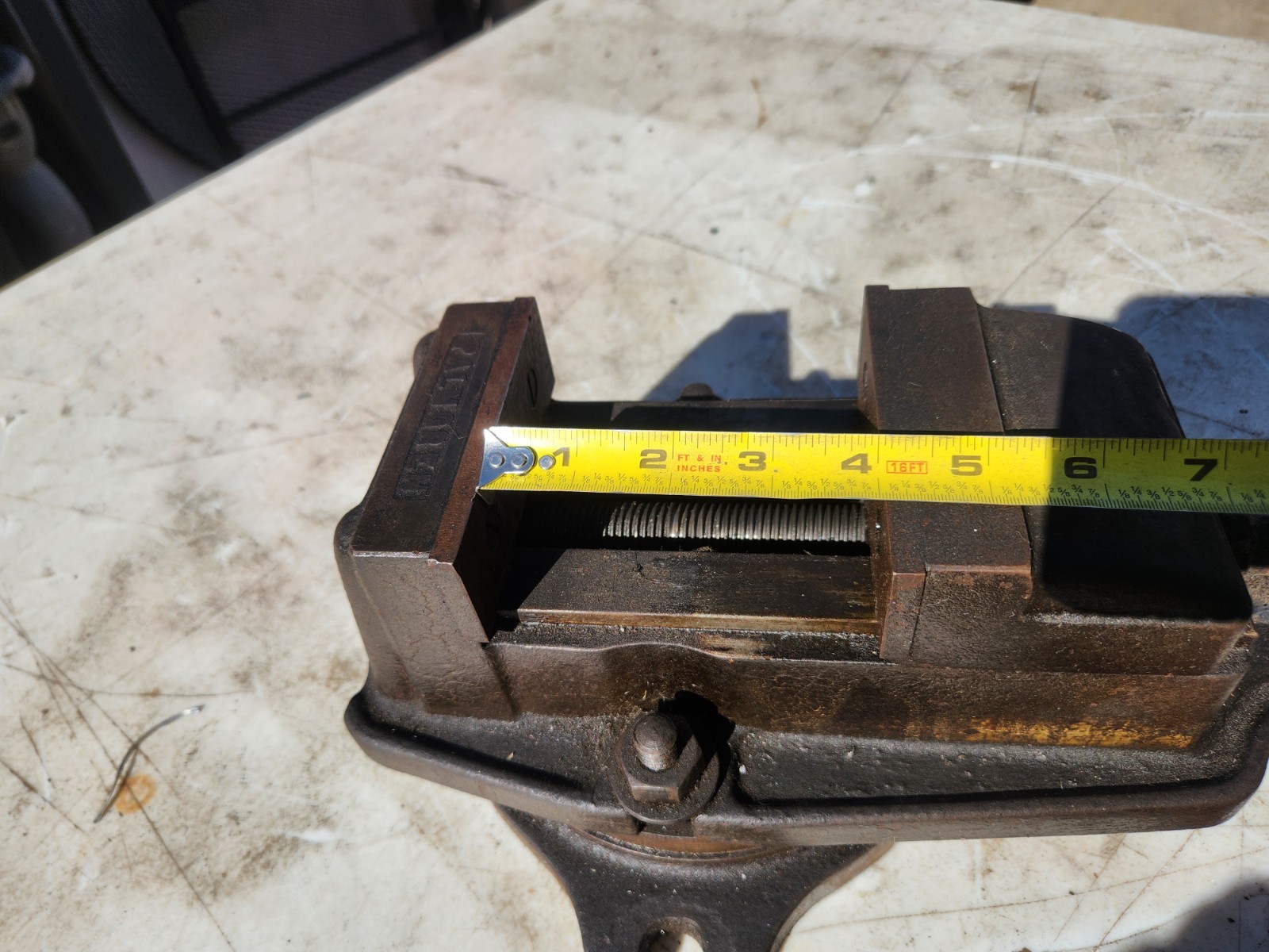 Palmgren 4" swivel vise machinist vise