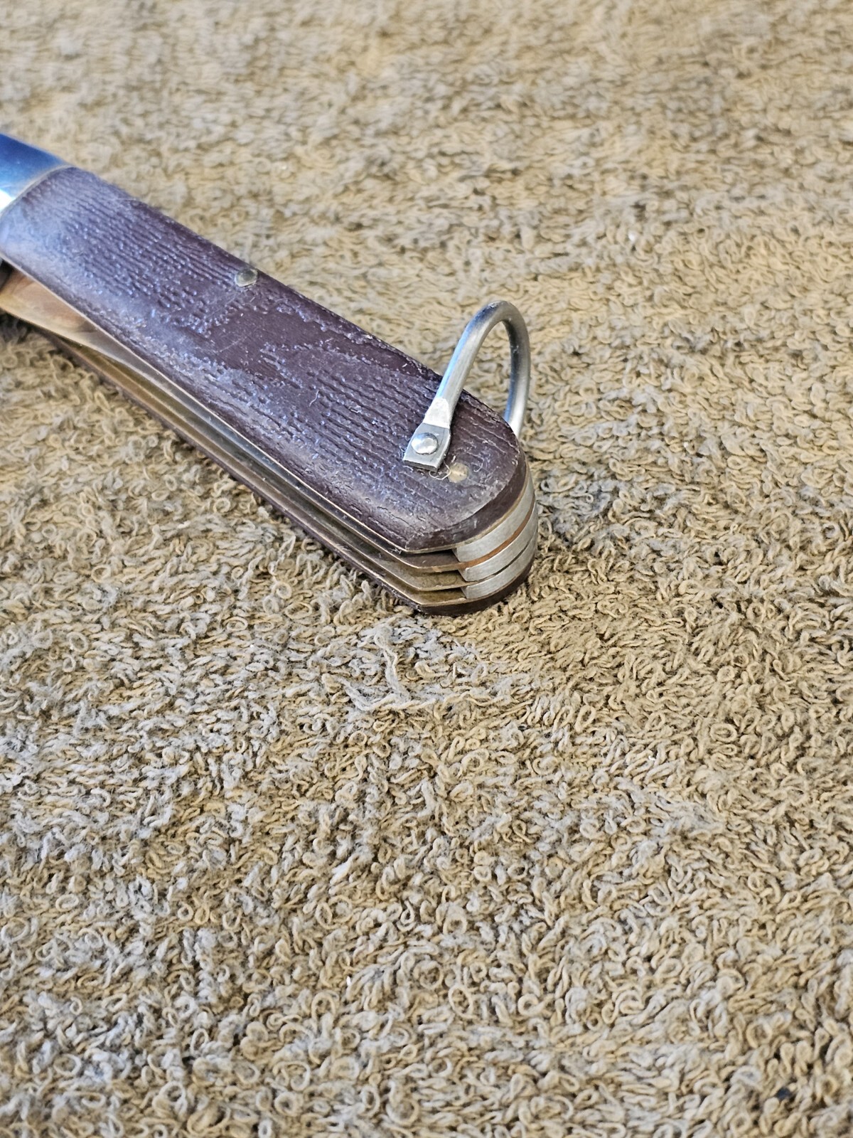 Klein Tool Electrician Folding Pocket Knife 3 Blade KK LL USA Chicago