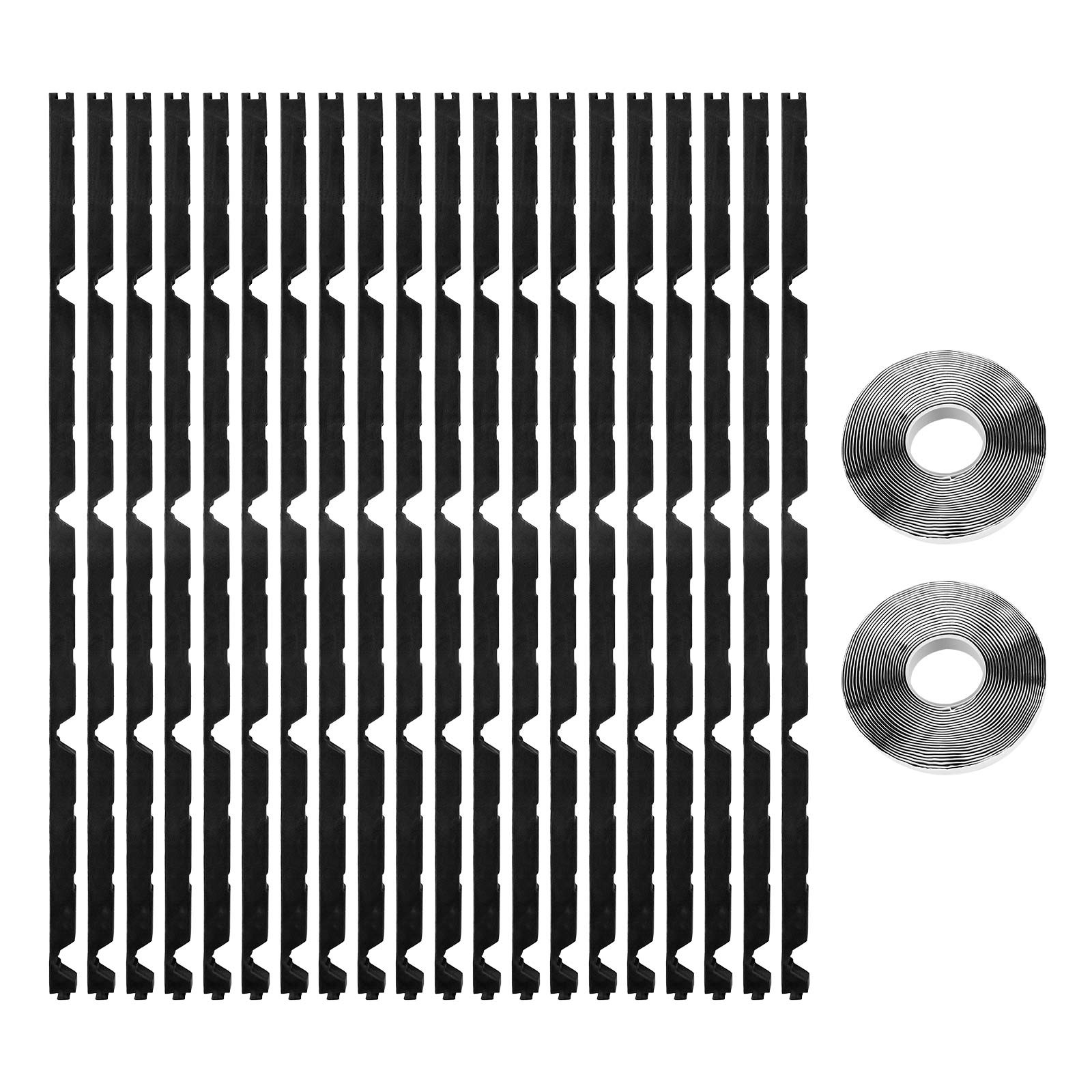 VEVOR Foam Closure Strips Metal Roof Outside EVA Foam Closure Strip (20 Pieces)