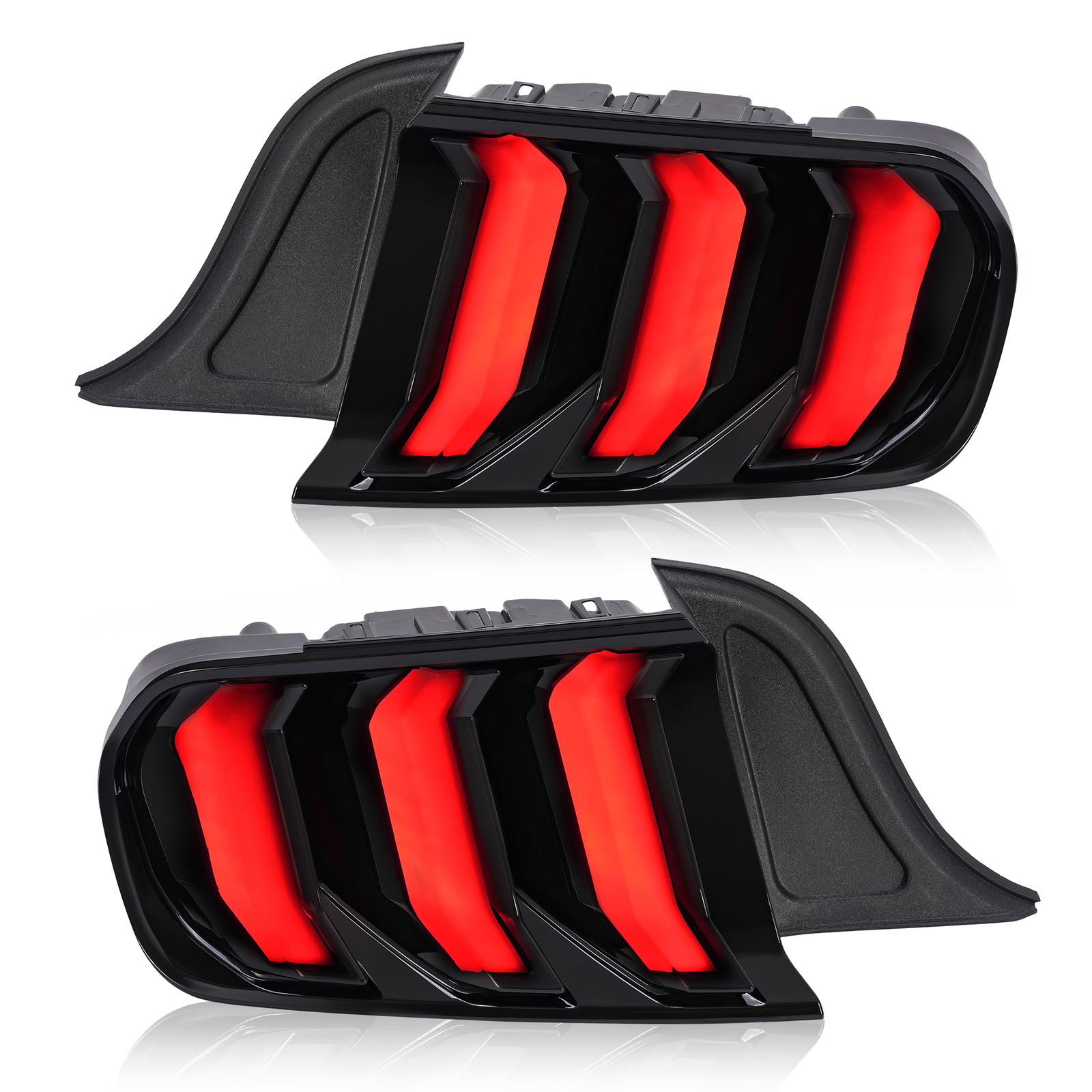 LED Tail Lights Sequential Turn Signal For Ford Mustang 2015-20 Left+Right Side