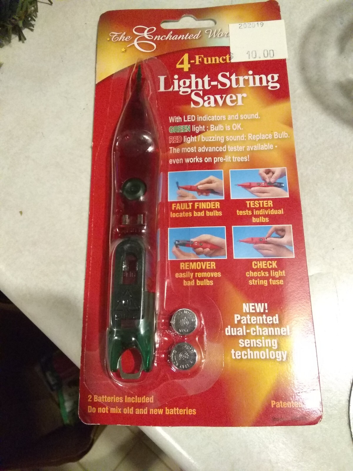 Holiday Christmas Light and Fuse Tester with Sound and Lights Brand New in Pkg