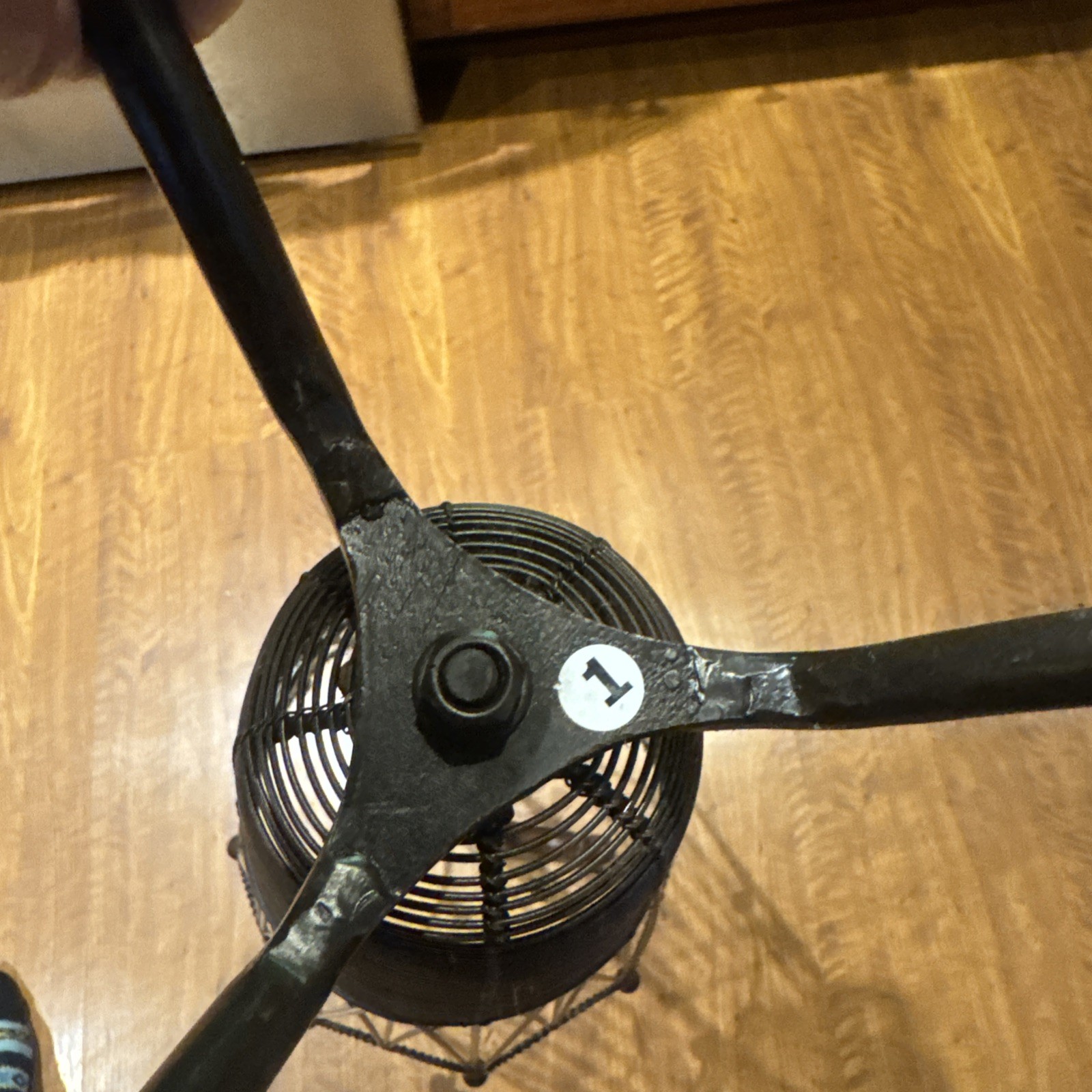 Pier 1 Imports NWT Umbrella Stand Wood Handle Metal Base 31”