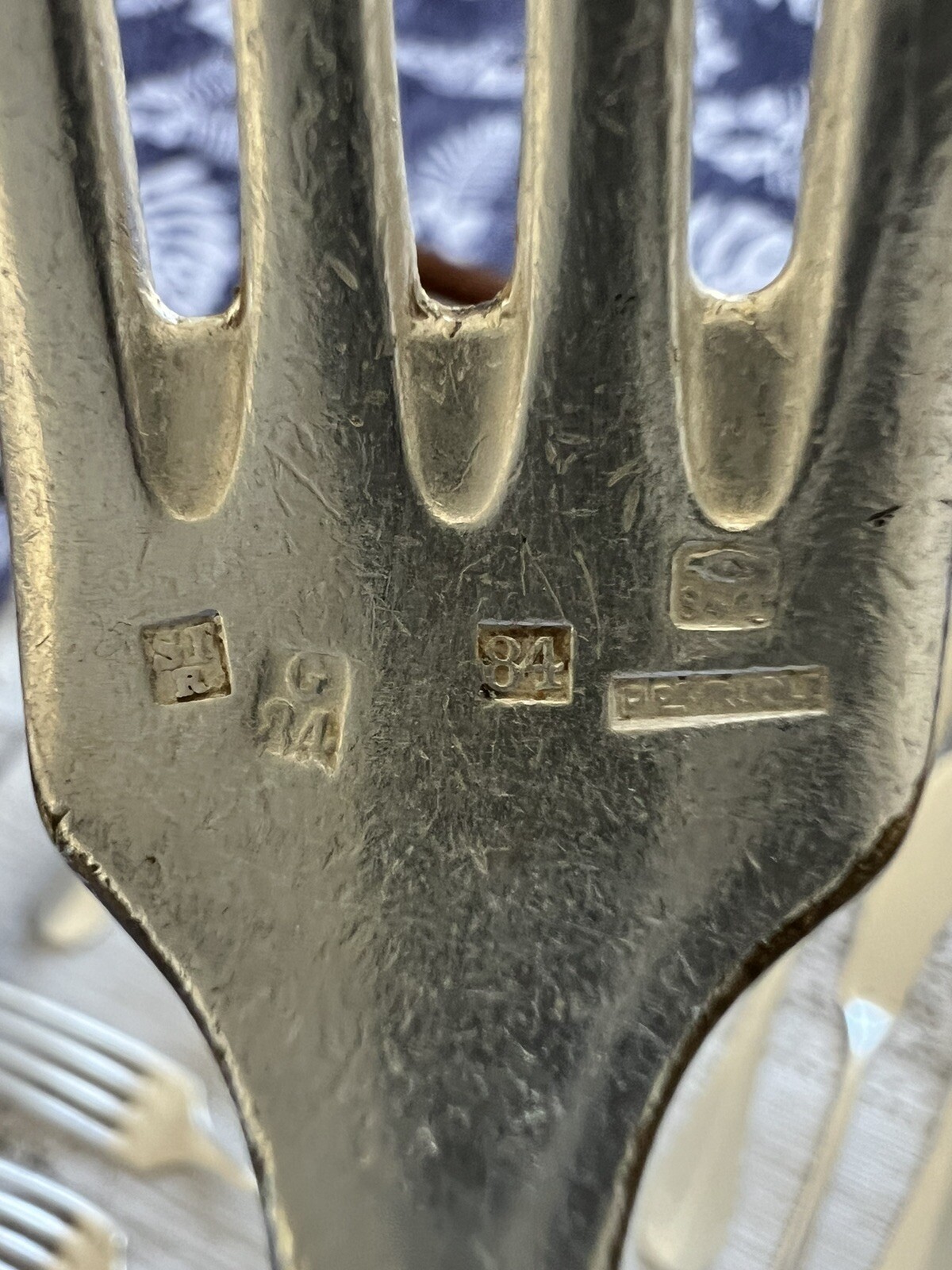 Antique Felix Freres 90/100/60 Silverplate Flatware Set of 22 Pc Toulouse France