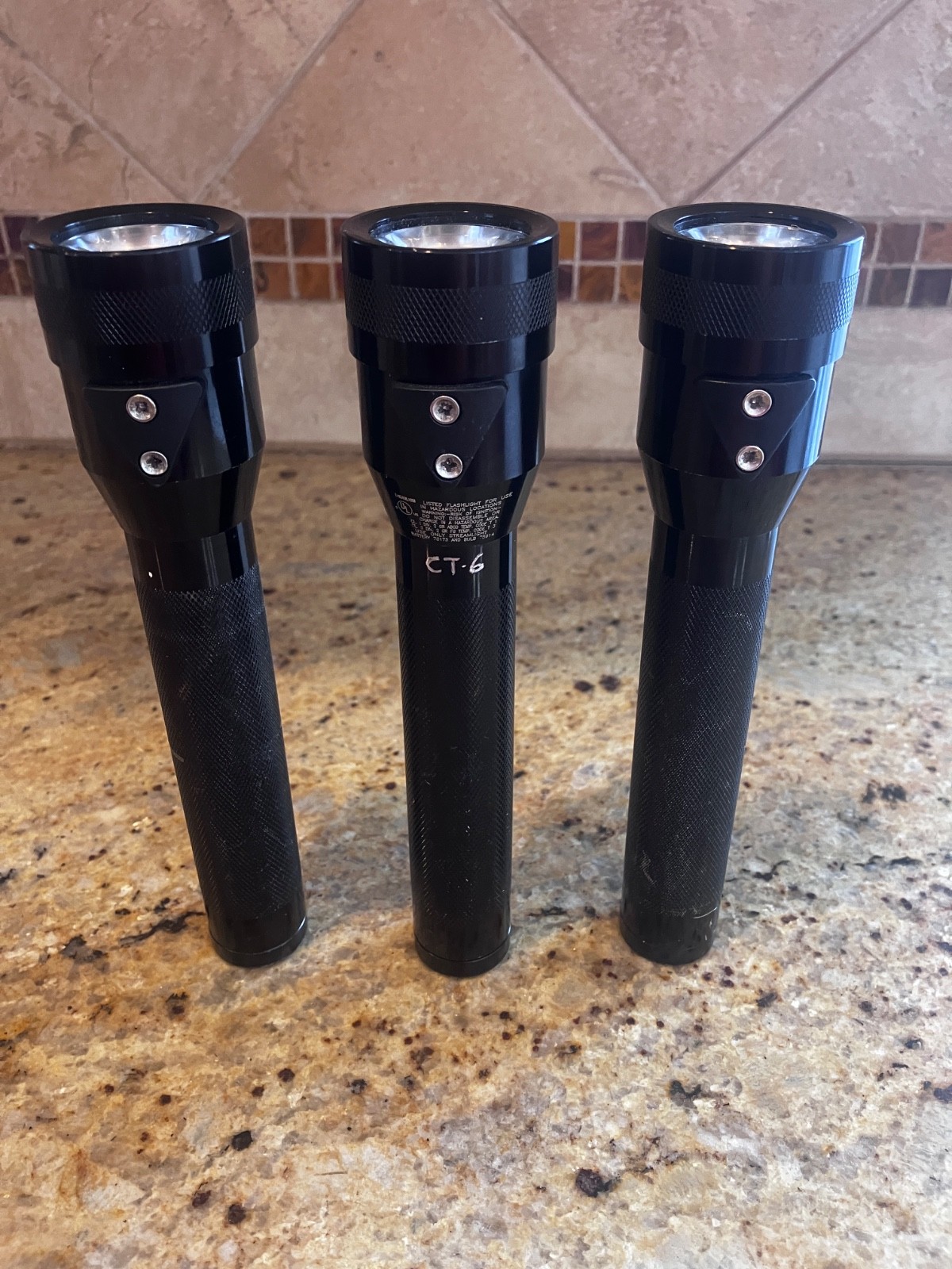 Streamlight Stinger with Streamlight LED Upgrade and new battery. $64.95 each