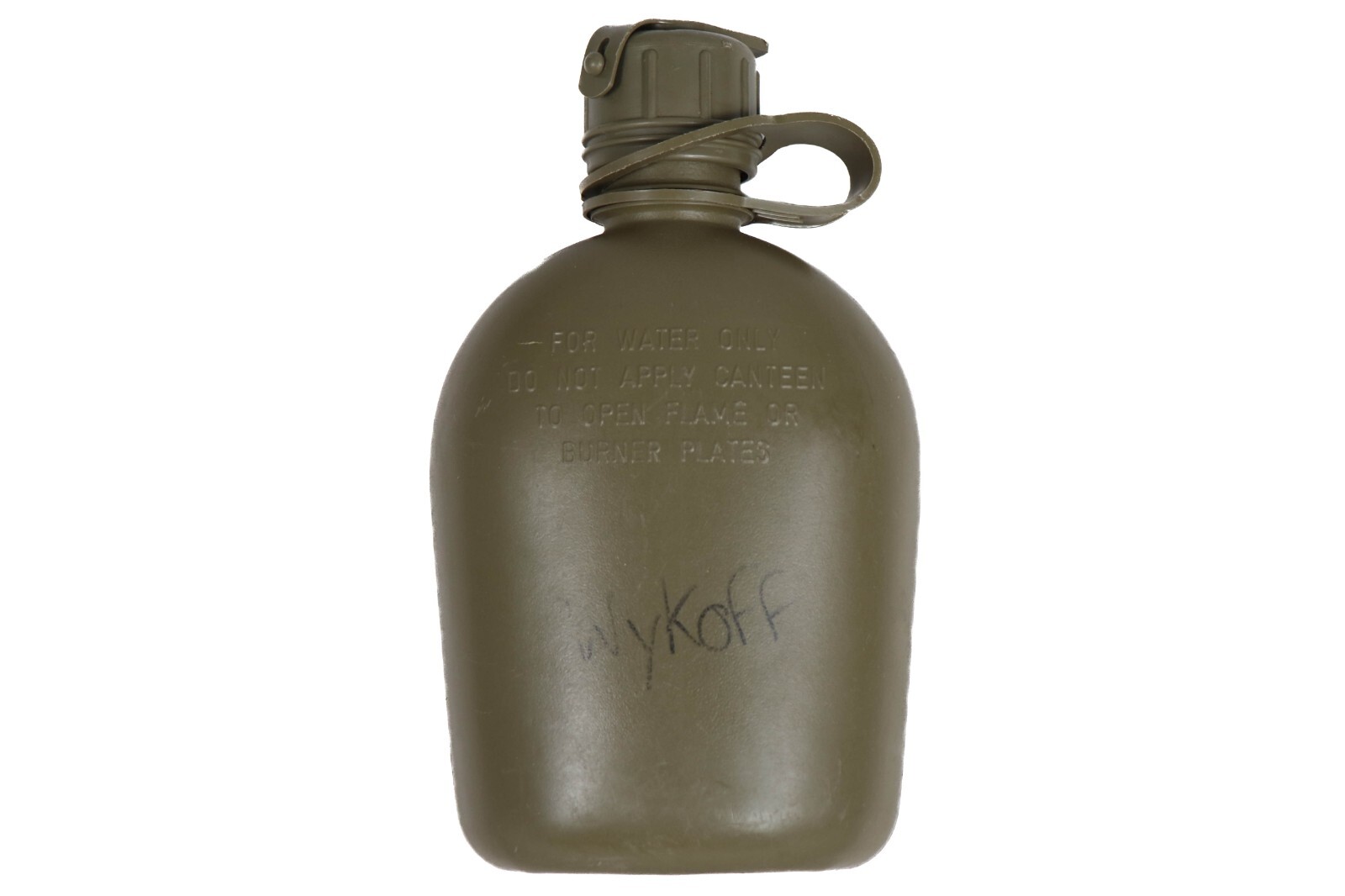 US Military 1 Quart Canteen Hard Plastic OD Green 1QT ALICE Cap Army Field Gear