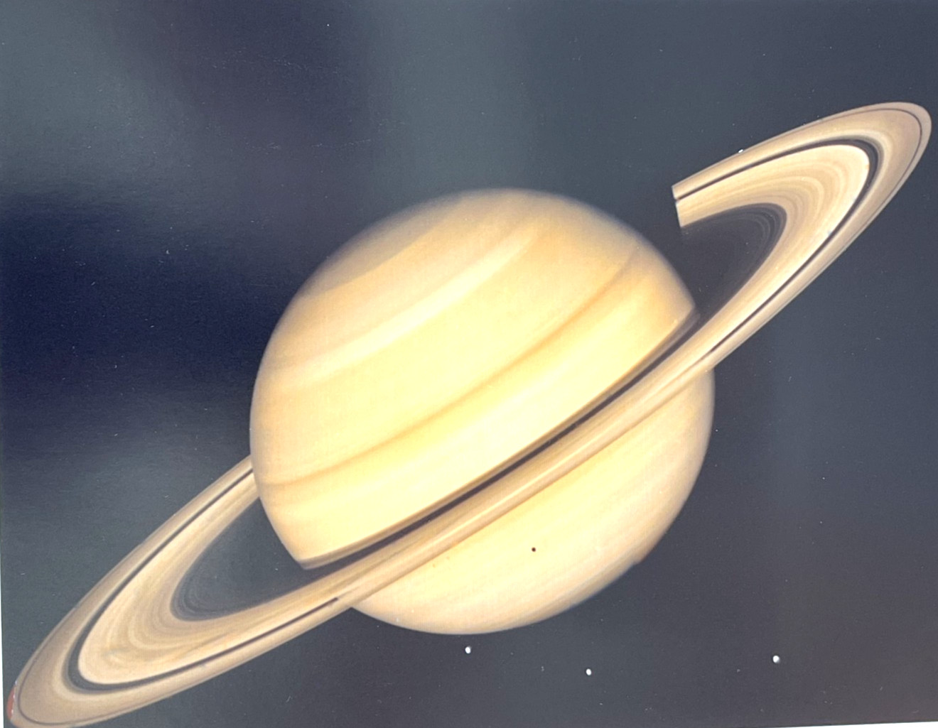 VINTAGE SPACE NASA PHOTO SATURN VOYAGER  JPL KODAK PAPER