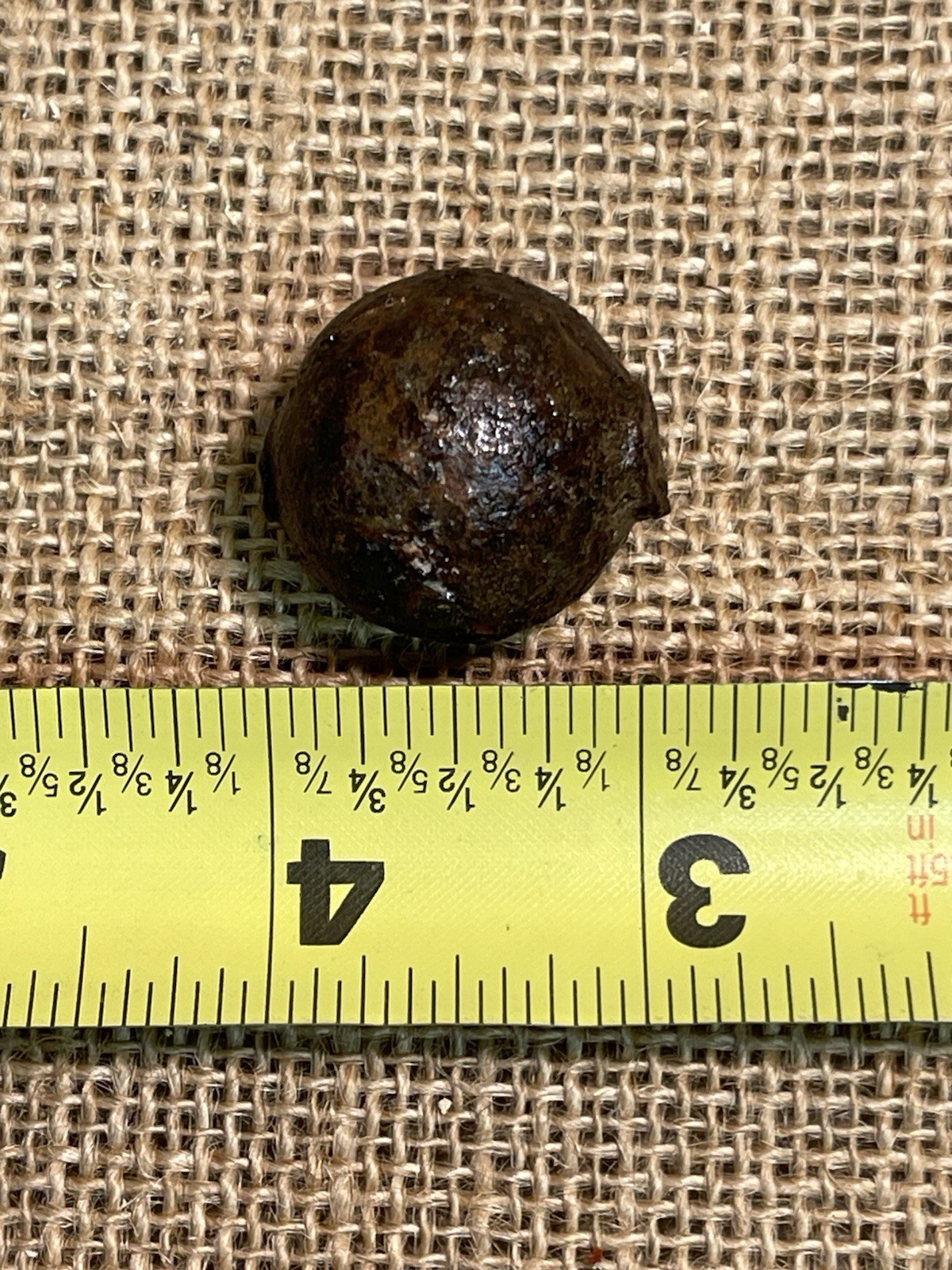 Dug Civil War Relic Condition Artillery Case Shot Ball From Allatoona Pass Ga.