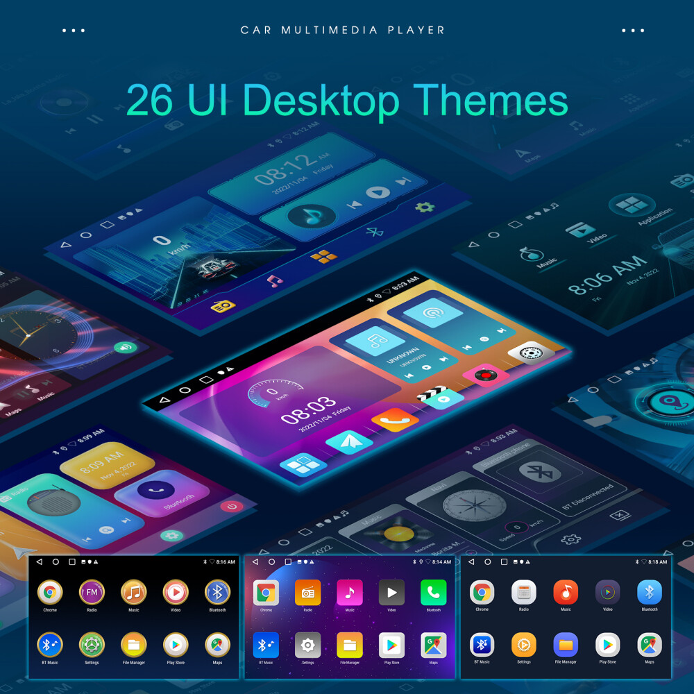 For Jeep Grand Cherokee 1999-2004 Apple Carplay Car Stereo Radio Android 15 Navi