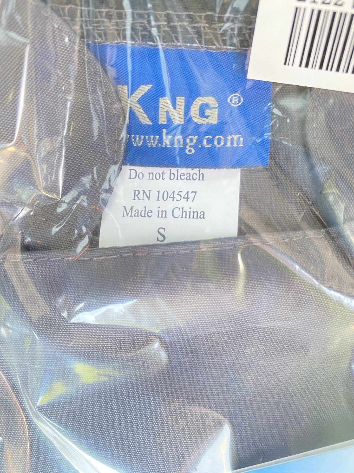 KNG 2122BKSLL Active Chef Mens Long Sleeve Chef Coat, Black Slate Size S