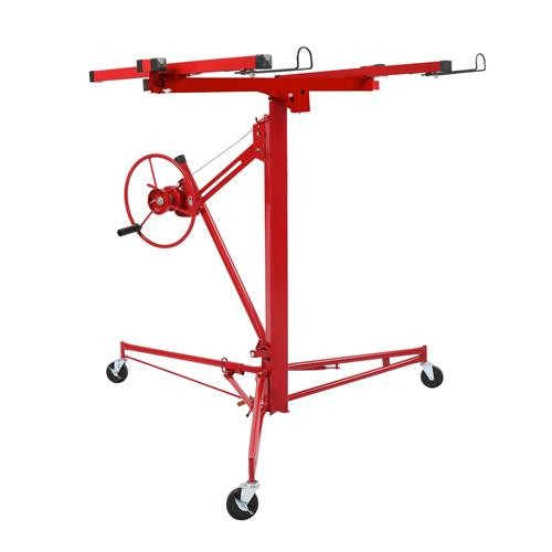 11' Drywall Lift Plasterboard Sheetrock Lifter Hoist Carrier Safety Lock 150lbs