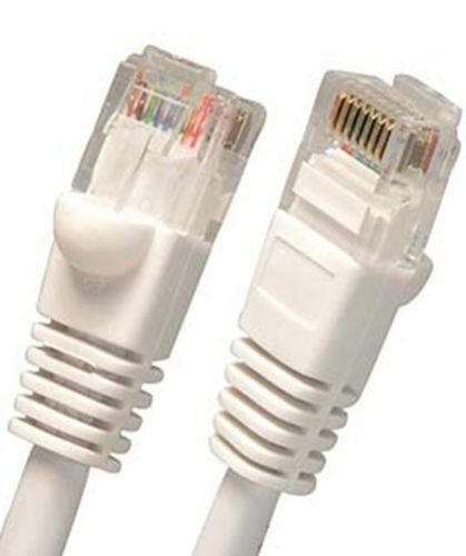 RJ45 Cat5e CAT5 Ethernet LAN Network Cable for PC PS XBox Internet Router White