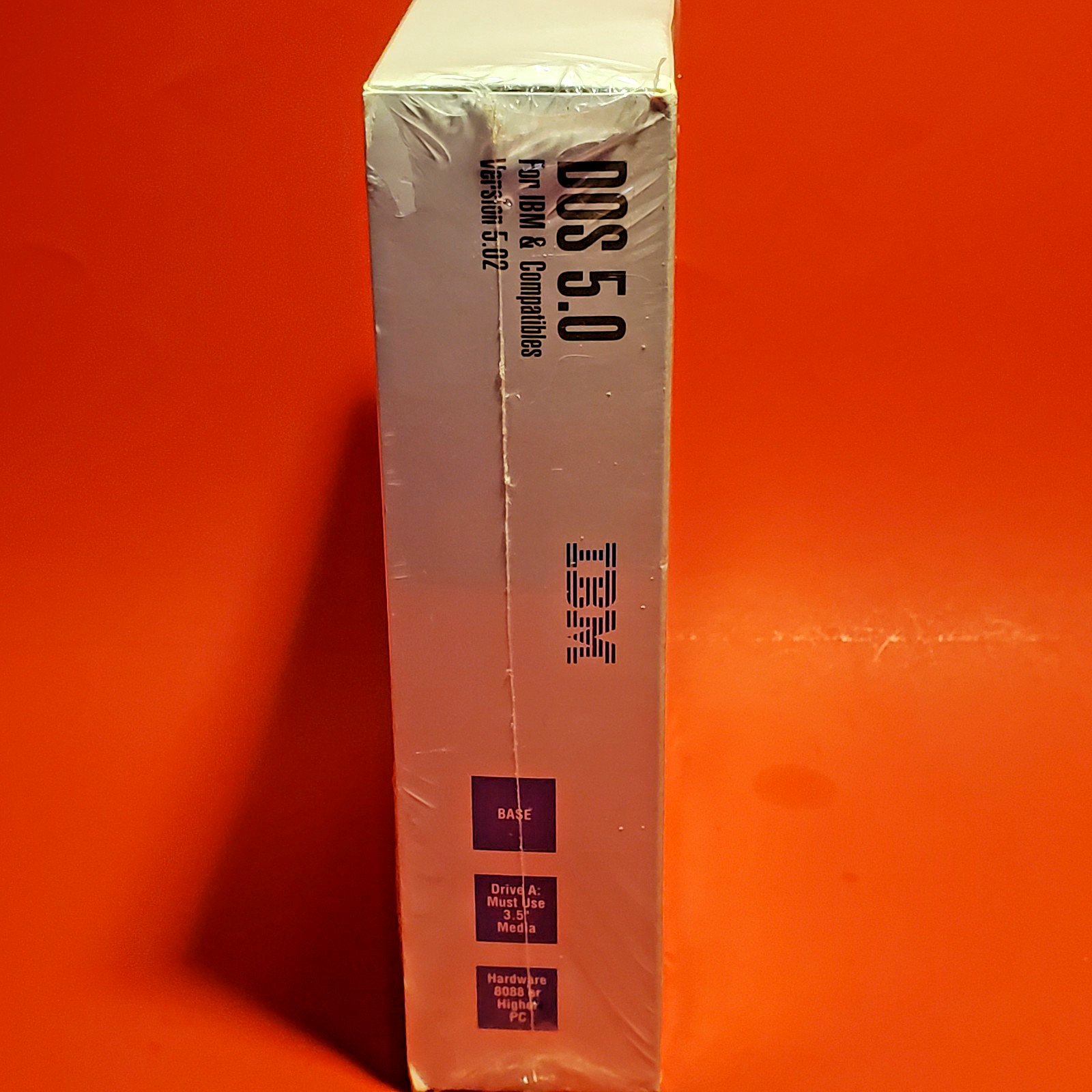 Microsoft MS DOS 5.0 IBM 3.5 inch Diskettes IBM and Compatibles 1992 NIB