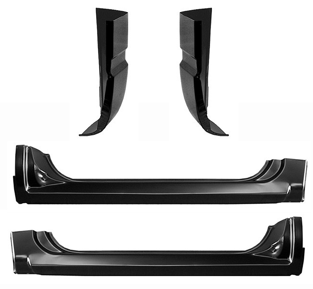 1988-1998 Chevy & GMC C/K Pickup Truck 2dr Rocker Panel & Cab Corner Kit