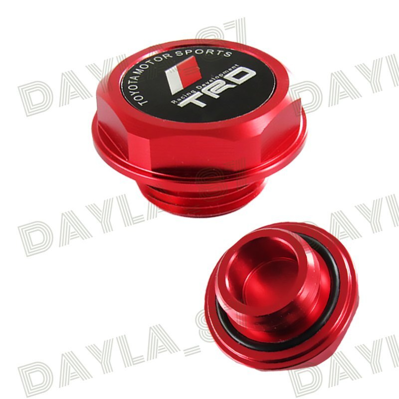 For JDMTRDEngine Oil Filler Cap Billet Red