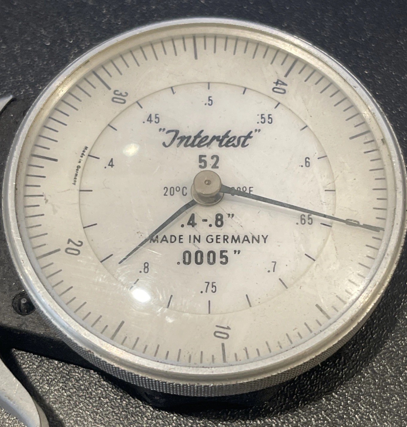 Intertest Inside Measuring Caliper – .400 to .800 Inch – .0005" Grad