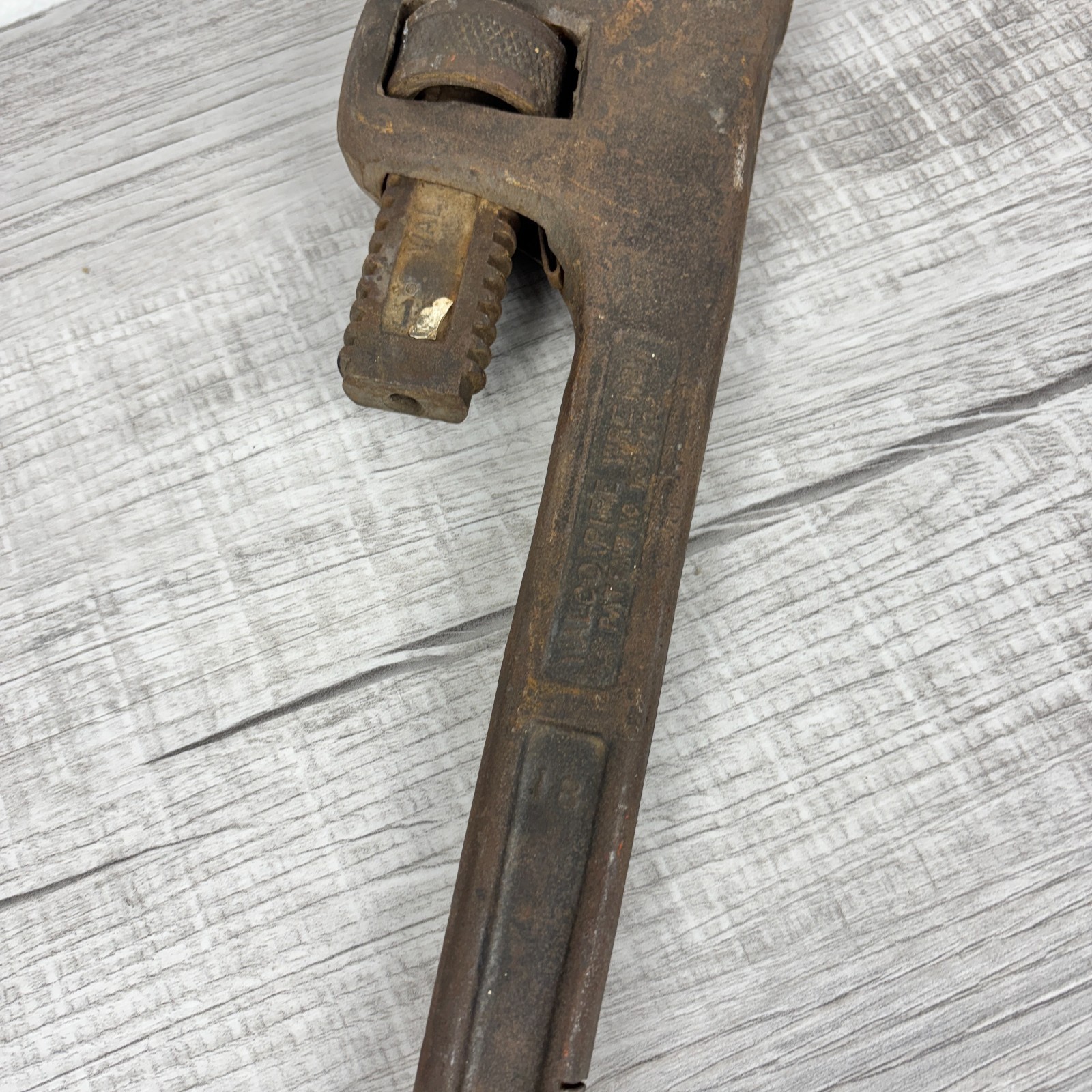 Vintage Stillson Walworth 18" Adjustable Pipe Wrench Heavy Duty Made in USA