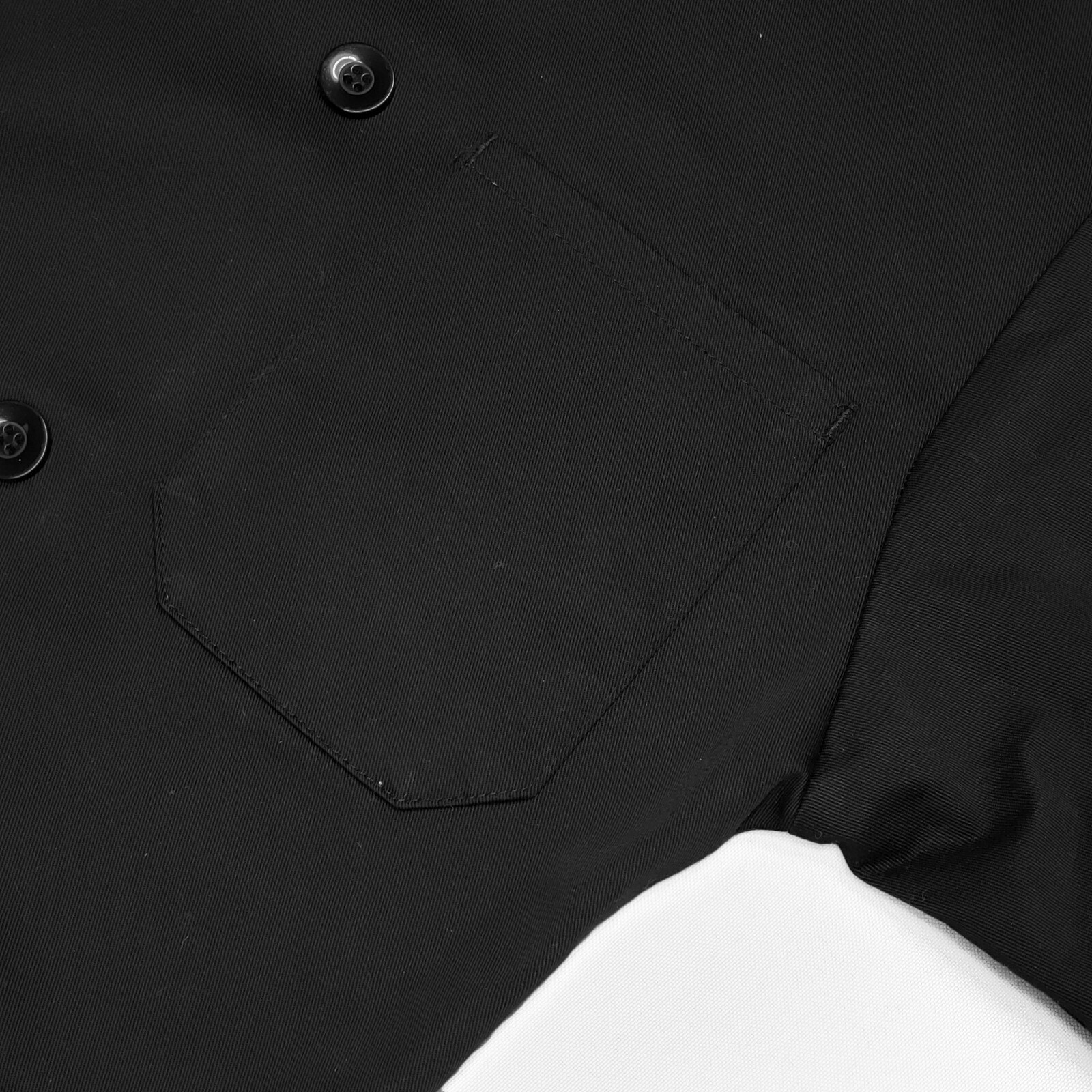 ChefsCloset NIP Short Sleeve Classic 10 Button Chef Coat