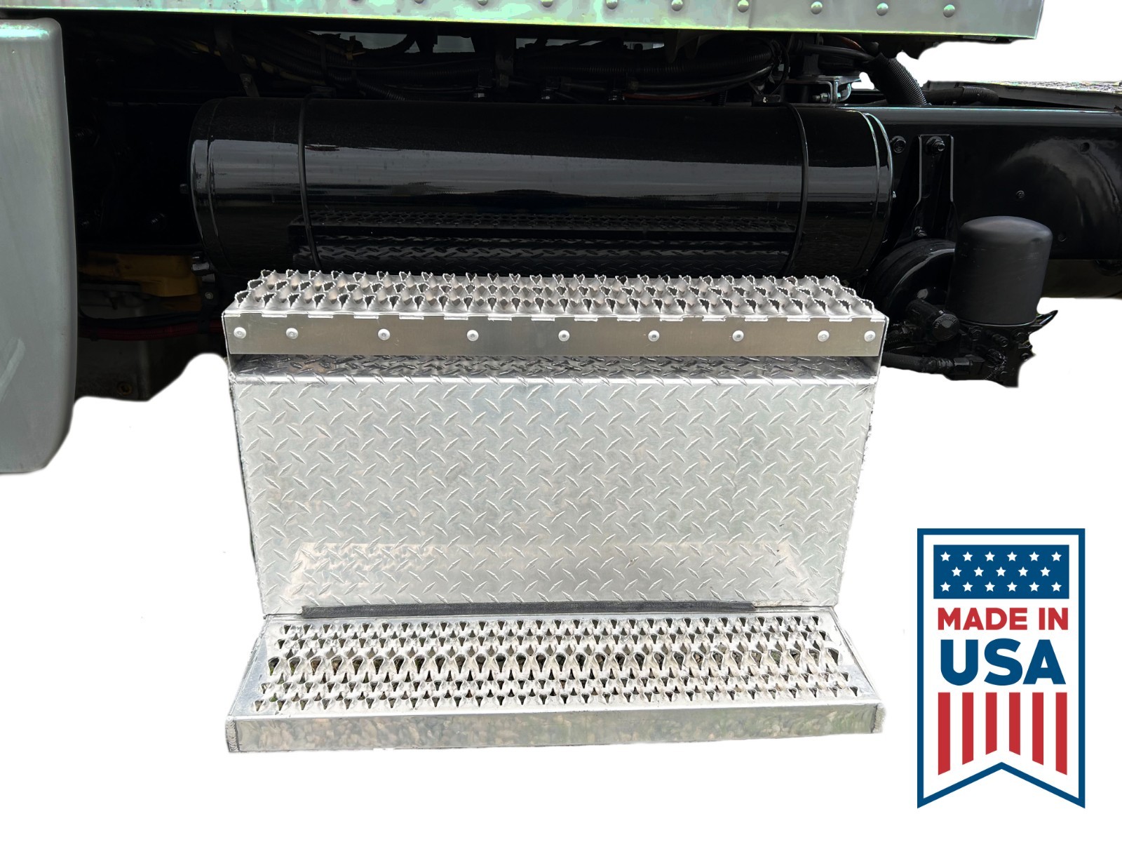 Peterbilt 379 389 Battery Box Cover Heavy Duty Step