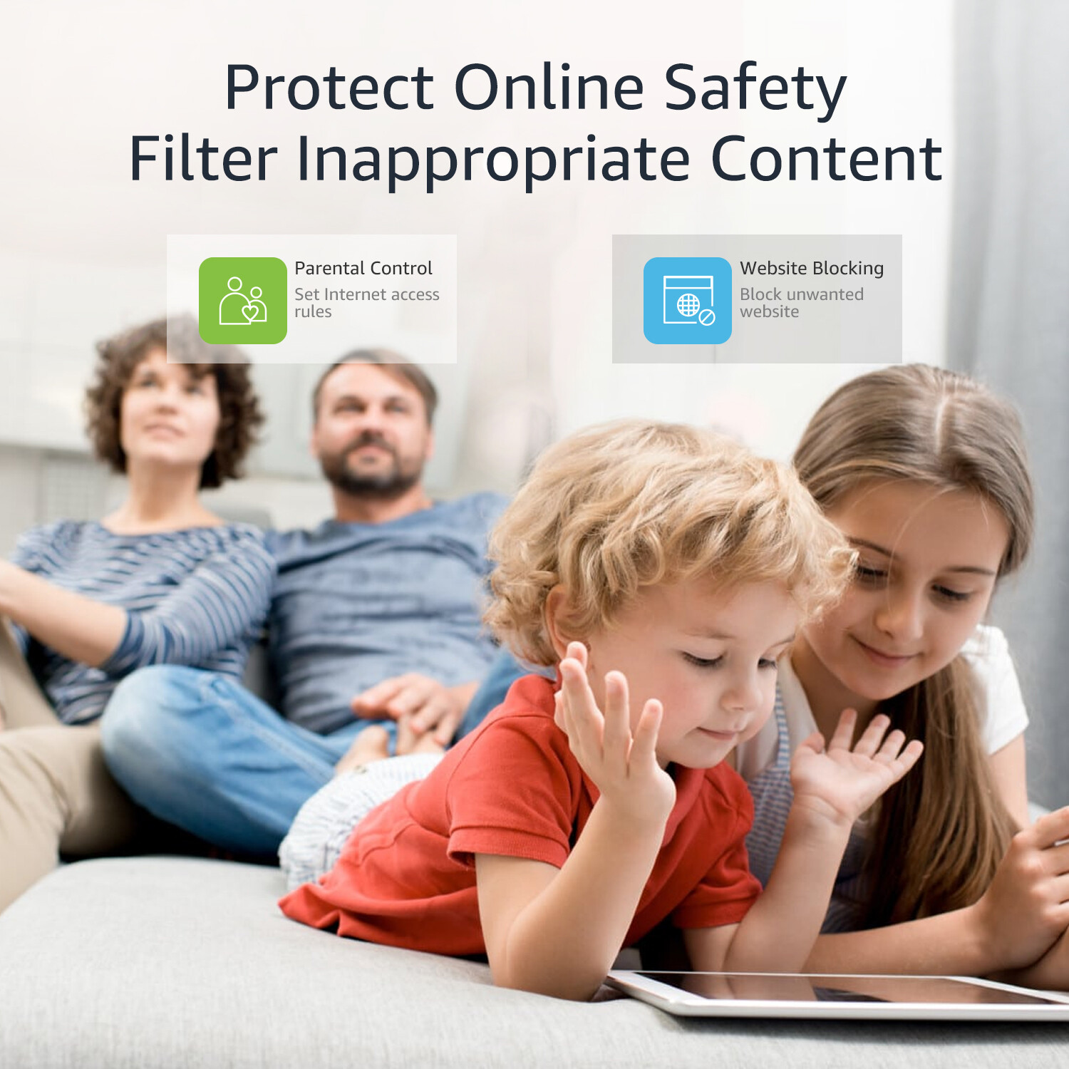 WAVLINK AC3200 Dual-Band Wireless Wi-Fi Router MU-MIMO Gigabit Internet Router