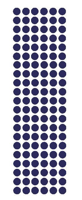 3/8" Sapphire Blue Round Vinyl Color Code Inventory Label Dot Stickers