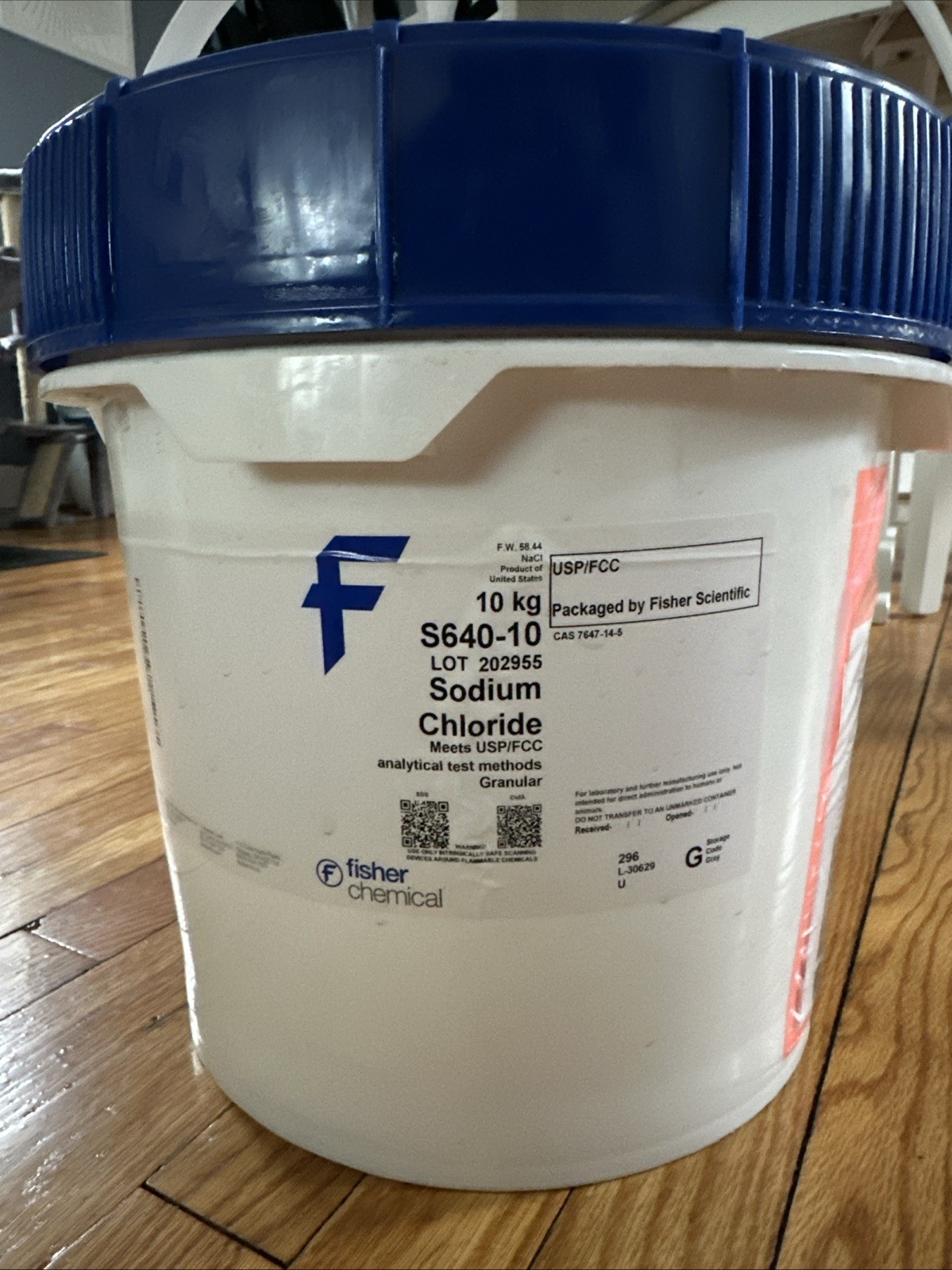 Sodium Chloride Analytical Test Methods. Thermo Fisher